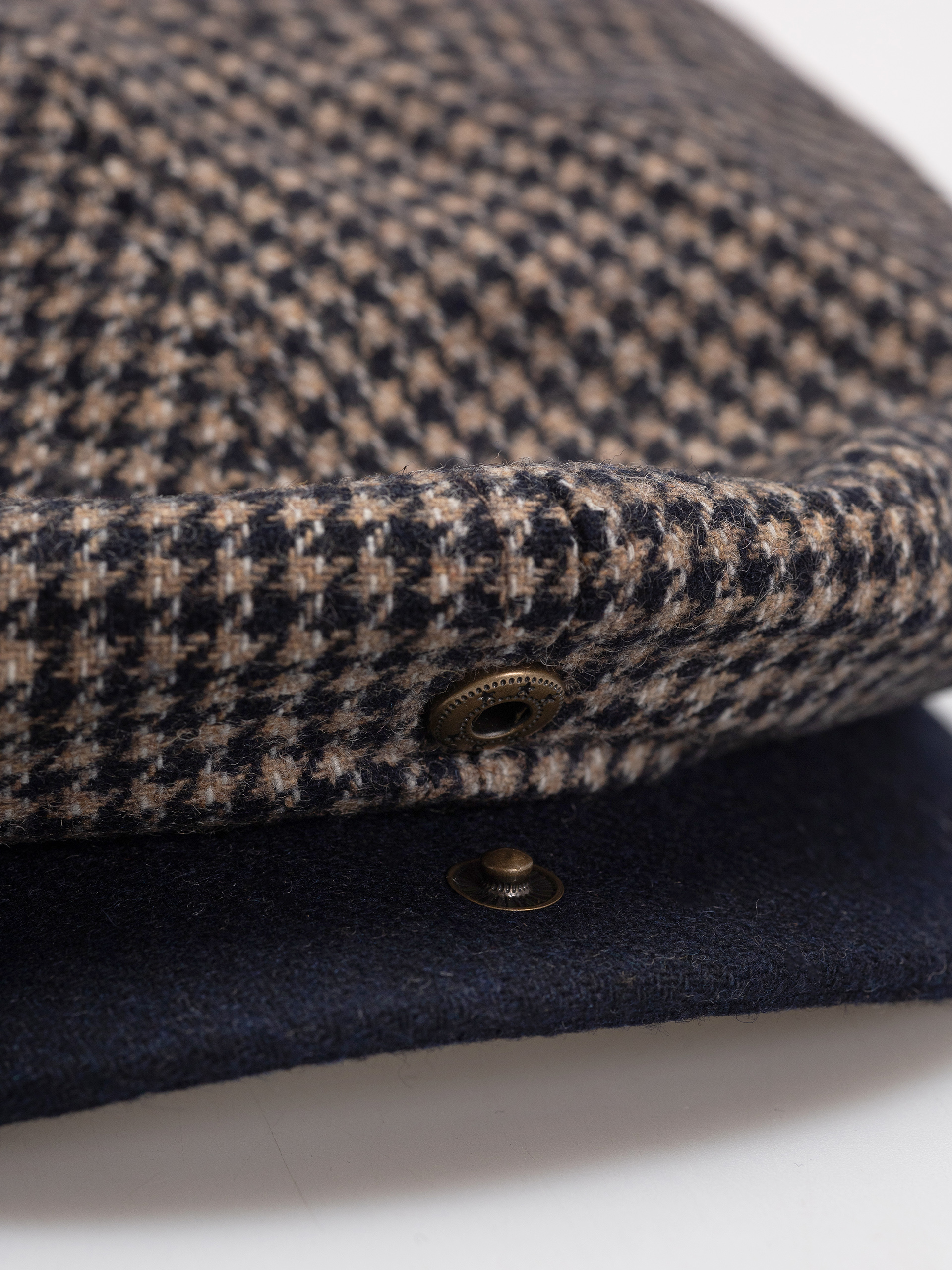 Кашкет Brixton Brood Snap Cap (navy/sand houndstooth)