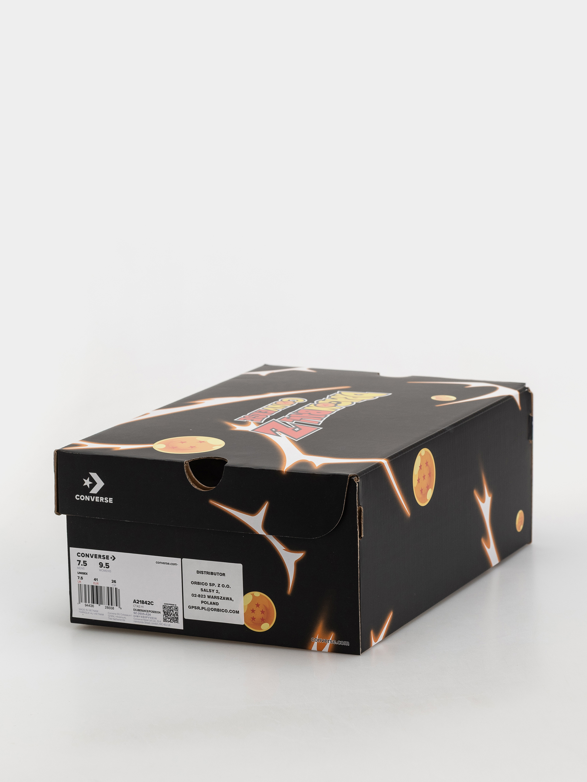 Кеди Converse X Dragon Ball Z Chuck Taylor All Star Hi (exuberance/poseidon/cheery tomato)