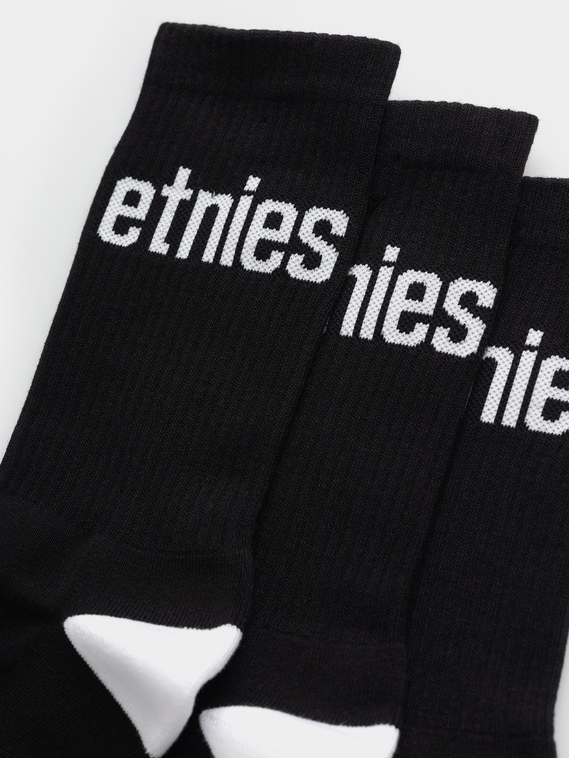 Шкарпетки Etnies Wordmark Sock 3 Pack (black)
