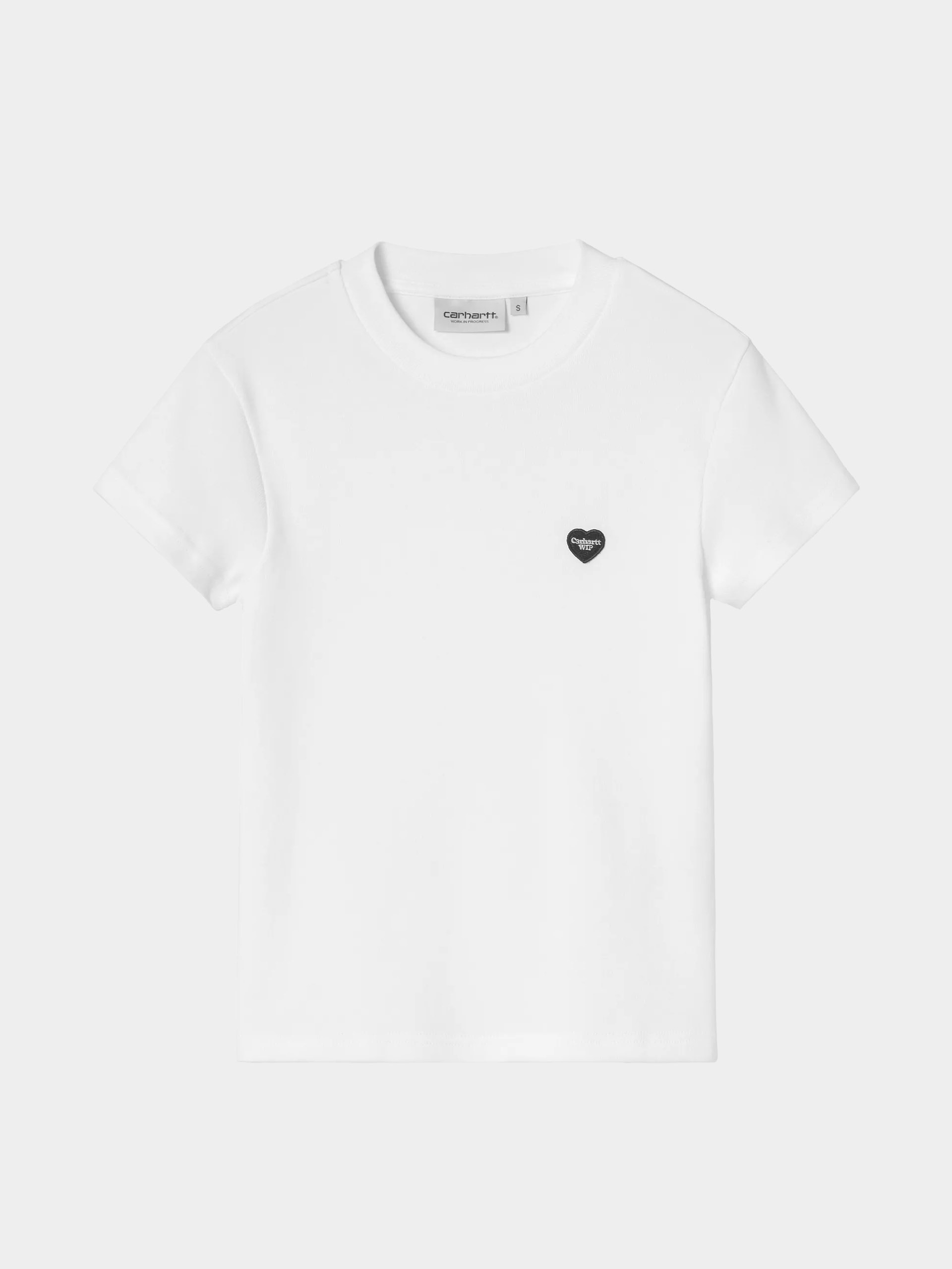 Футболка Carhartt WIP Small Heart Patch Wmn (white/black)
