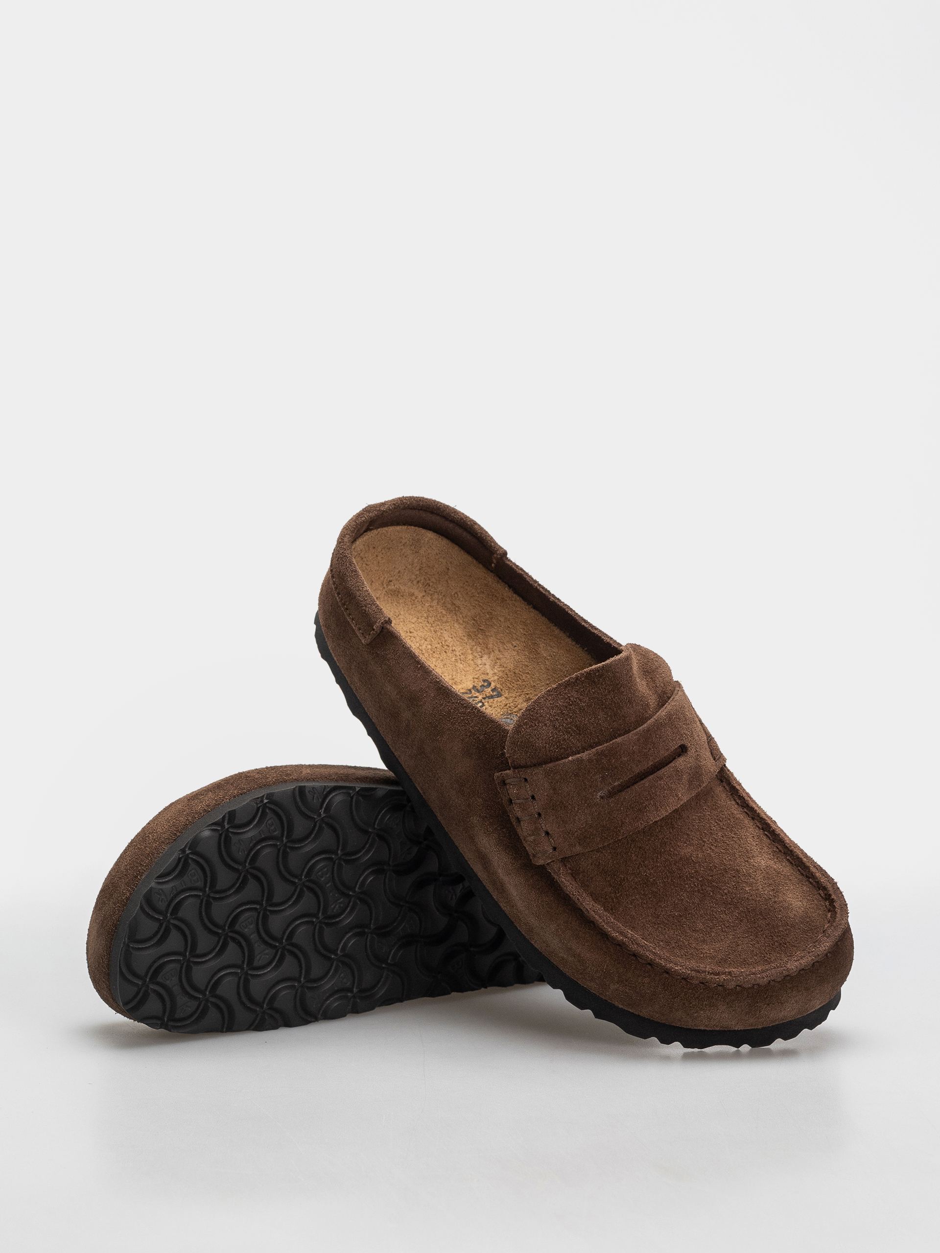 Шльопанці Birkenstock Naples Wrapped Suede Leather Narrow (carafe)