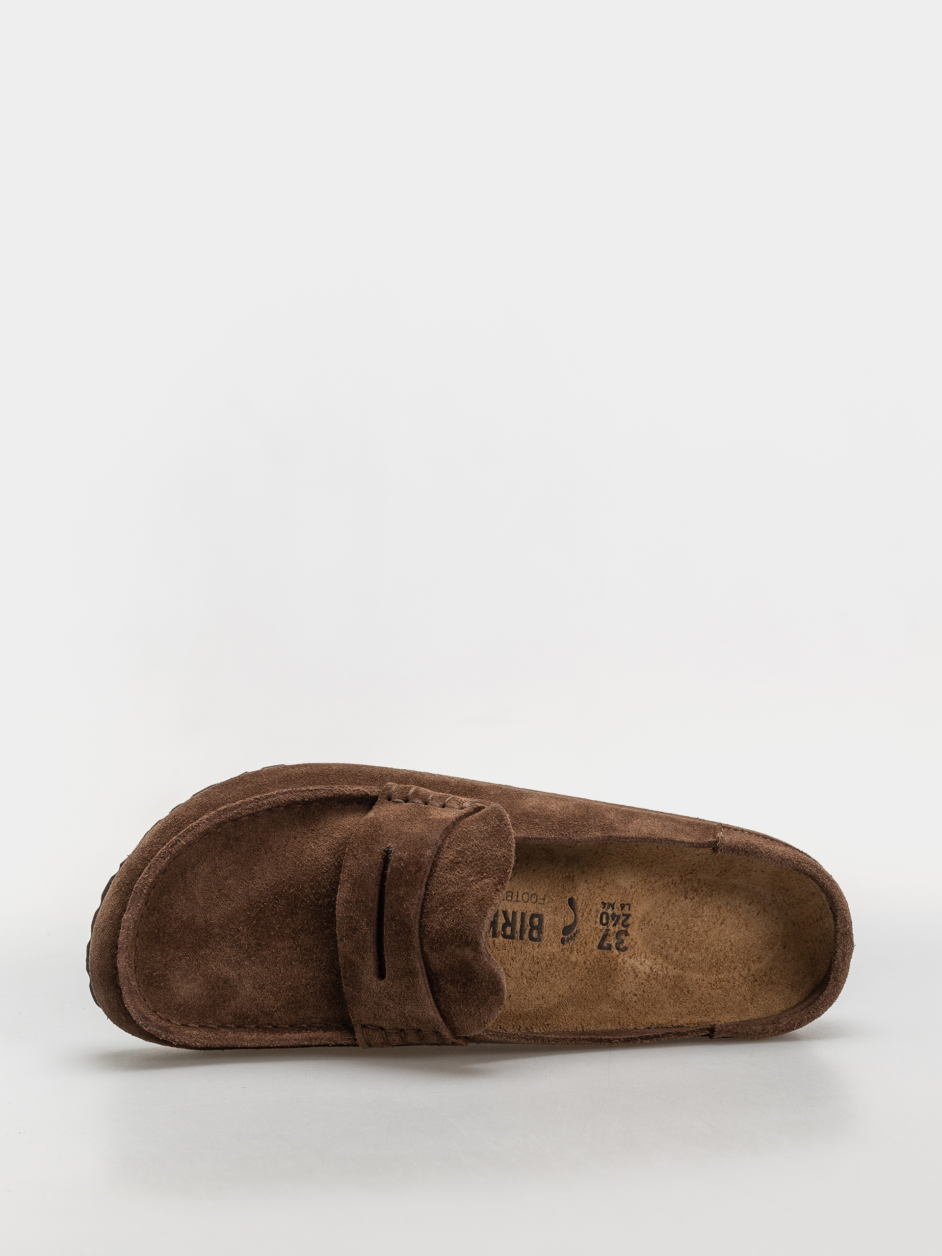 Шльопанці Birkenstock Naples Wrapped Suede Leather Narrow (carafe)