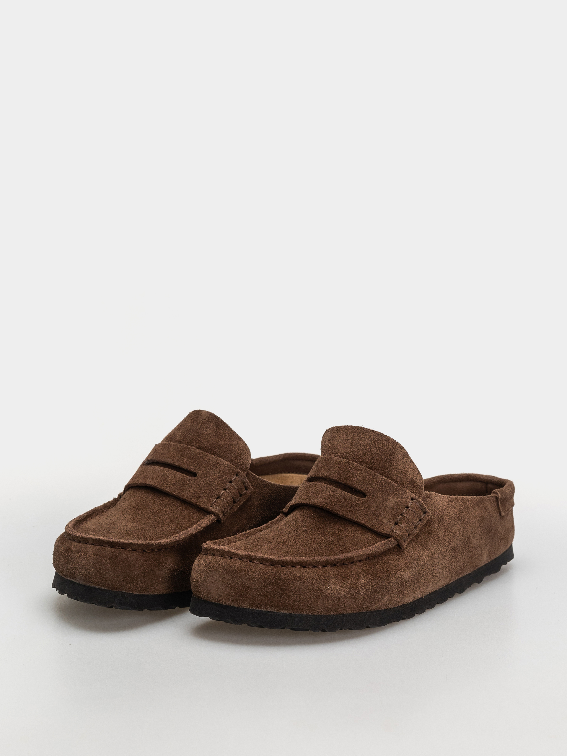 Шльопанці Birkenstock Naples Wrapped Suede Leather Narrow (carafe)