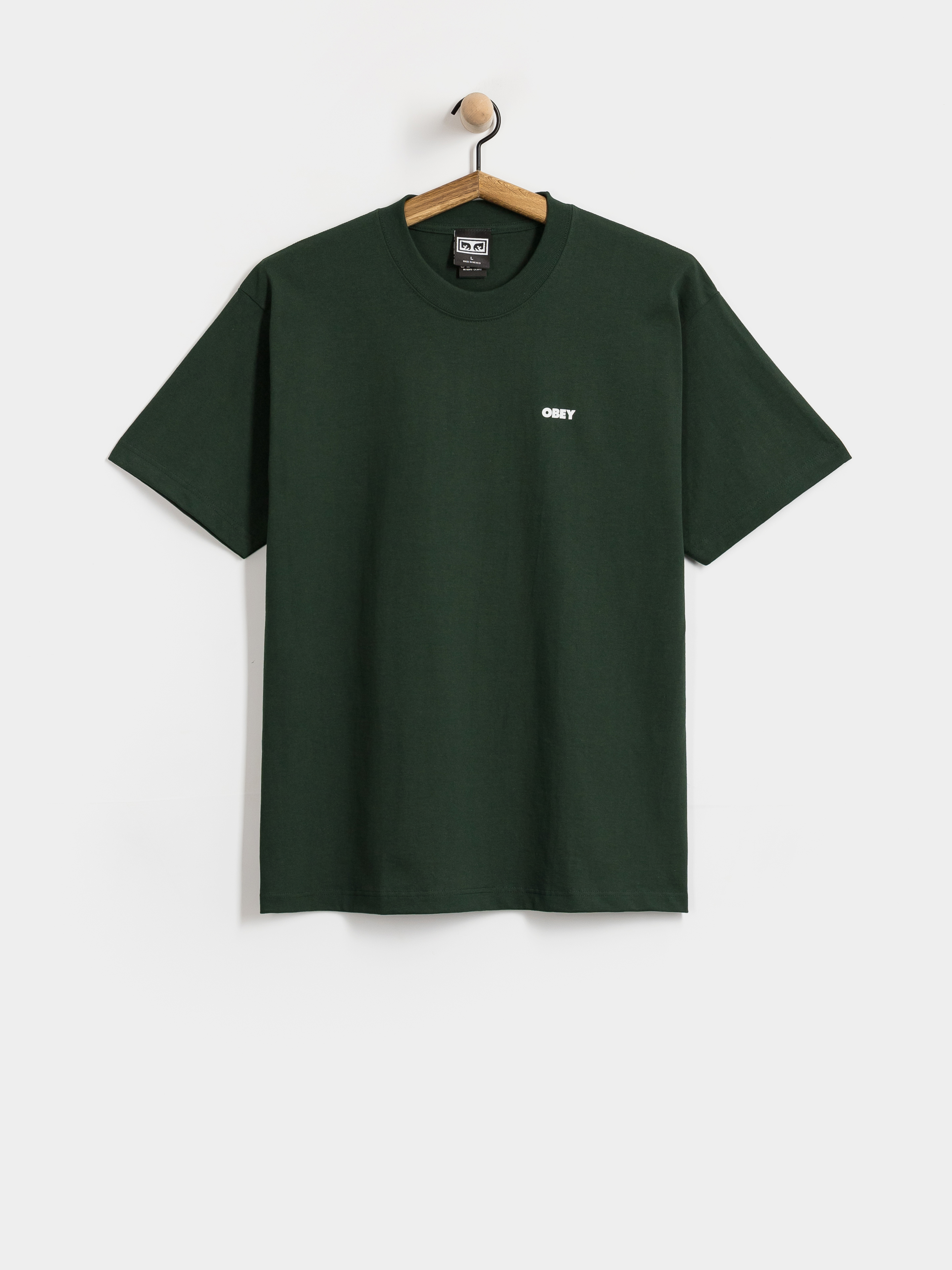 Футболка OBEY Quarter Eye Icon (forest green)