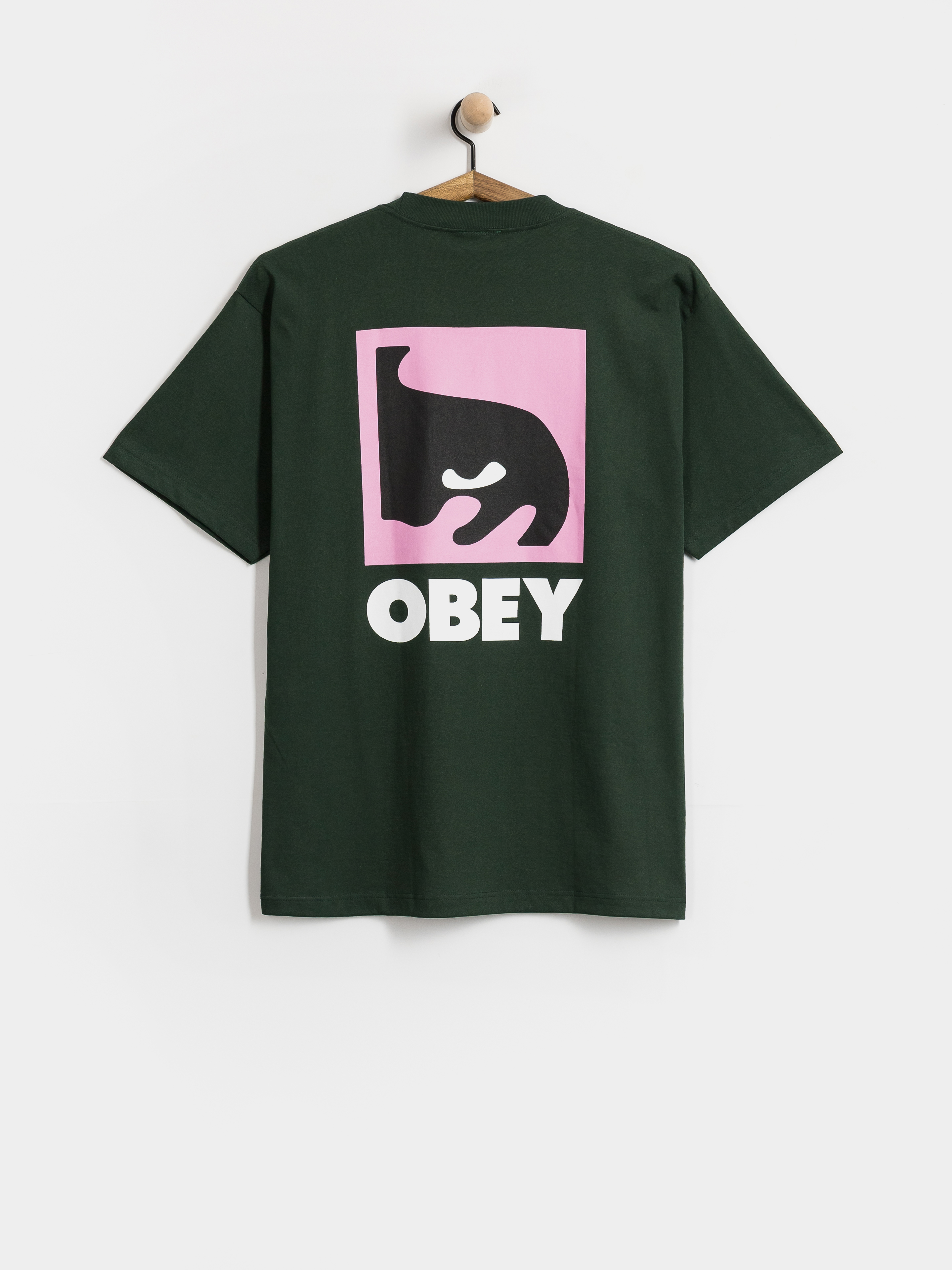 Футболка OBEY Quarter Eye Icon (forest green)