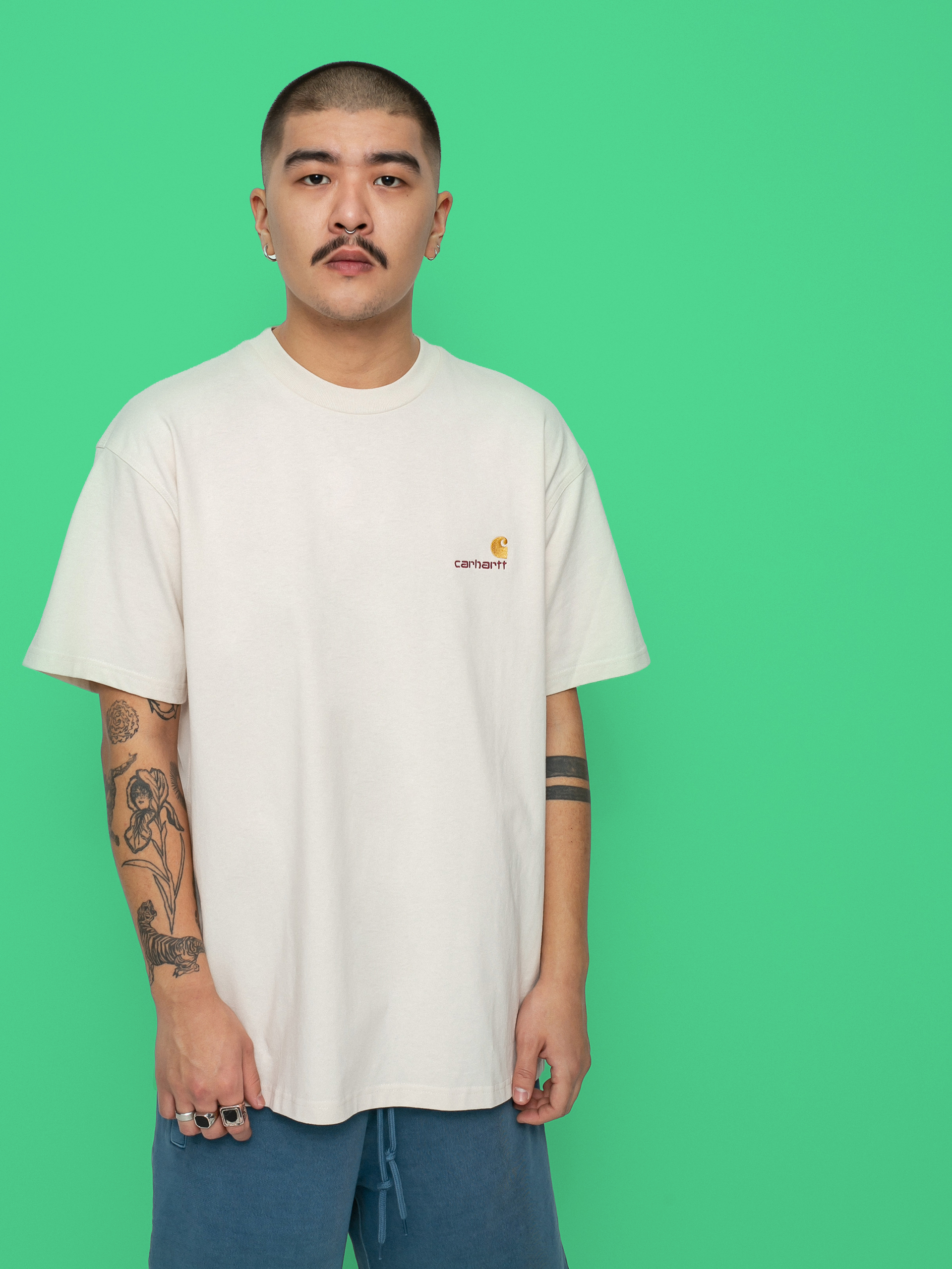 Футболка Carhartt WIP American Script (natural)