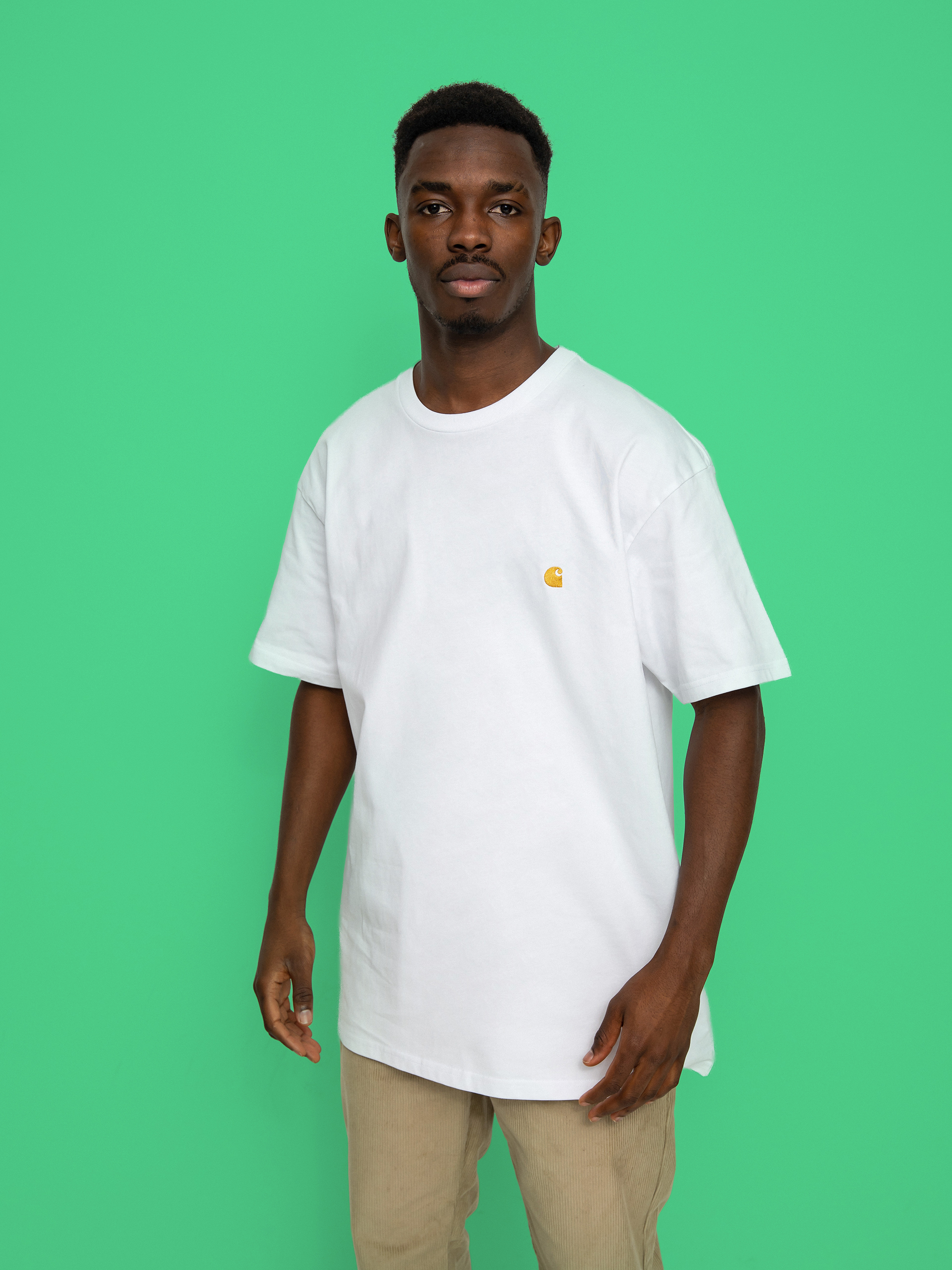 u0424u0443u0442u0431u043eu043bu043au0430 Carhartt WIP Chase (white/gold)