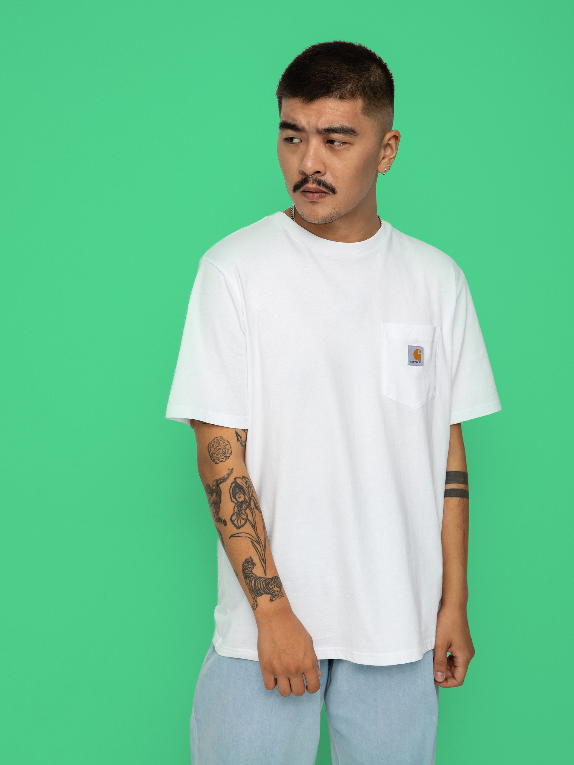 Футболка Carhartt WIP Pocket (white)