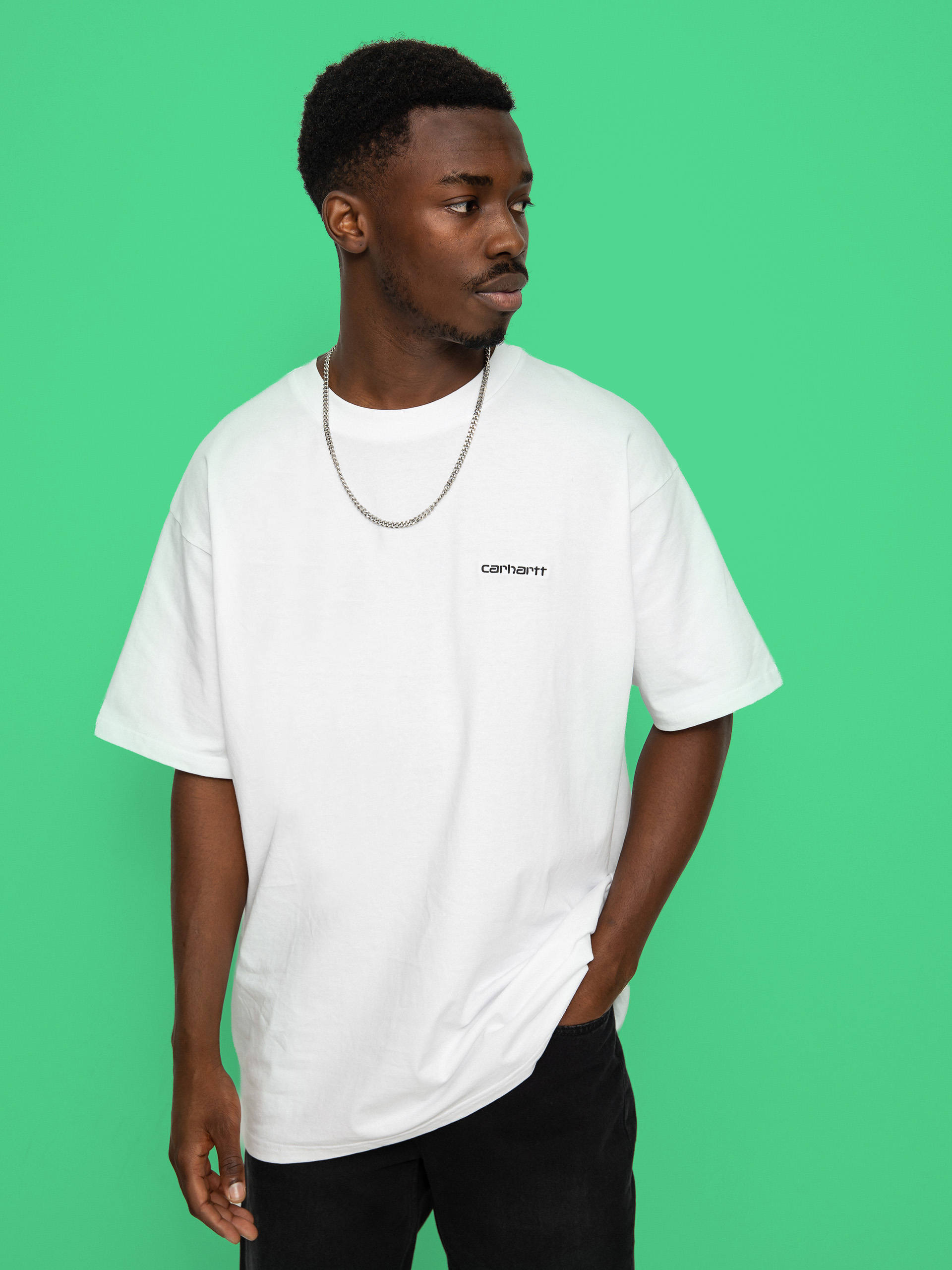 u0424u0443u0442u0431u043eu043bu043au0430 Carhartt WIP Script Embroidery (white/black)