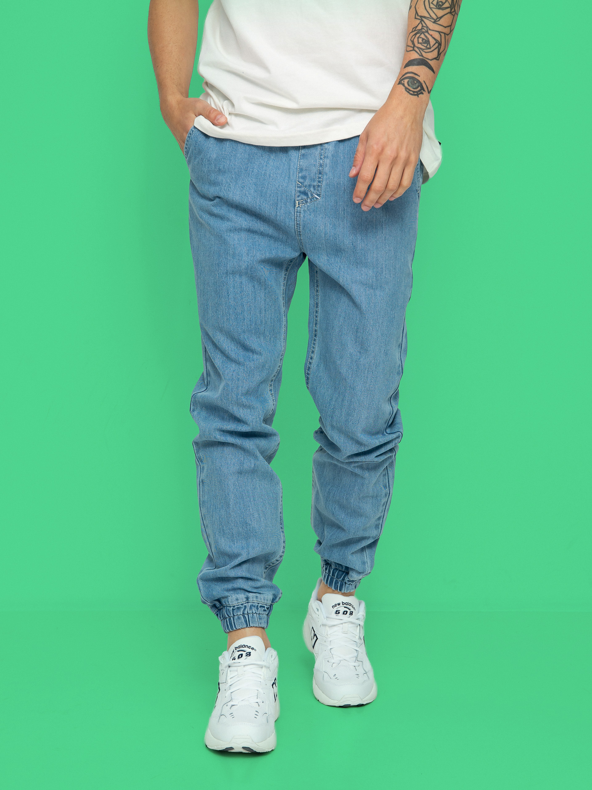 Штани MassDnm Signature 2.0 Joggers Jeans Sneaker Fit (light blue)