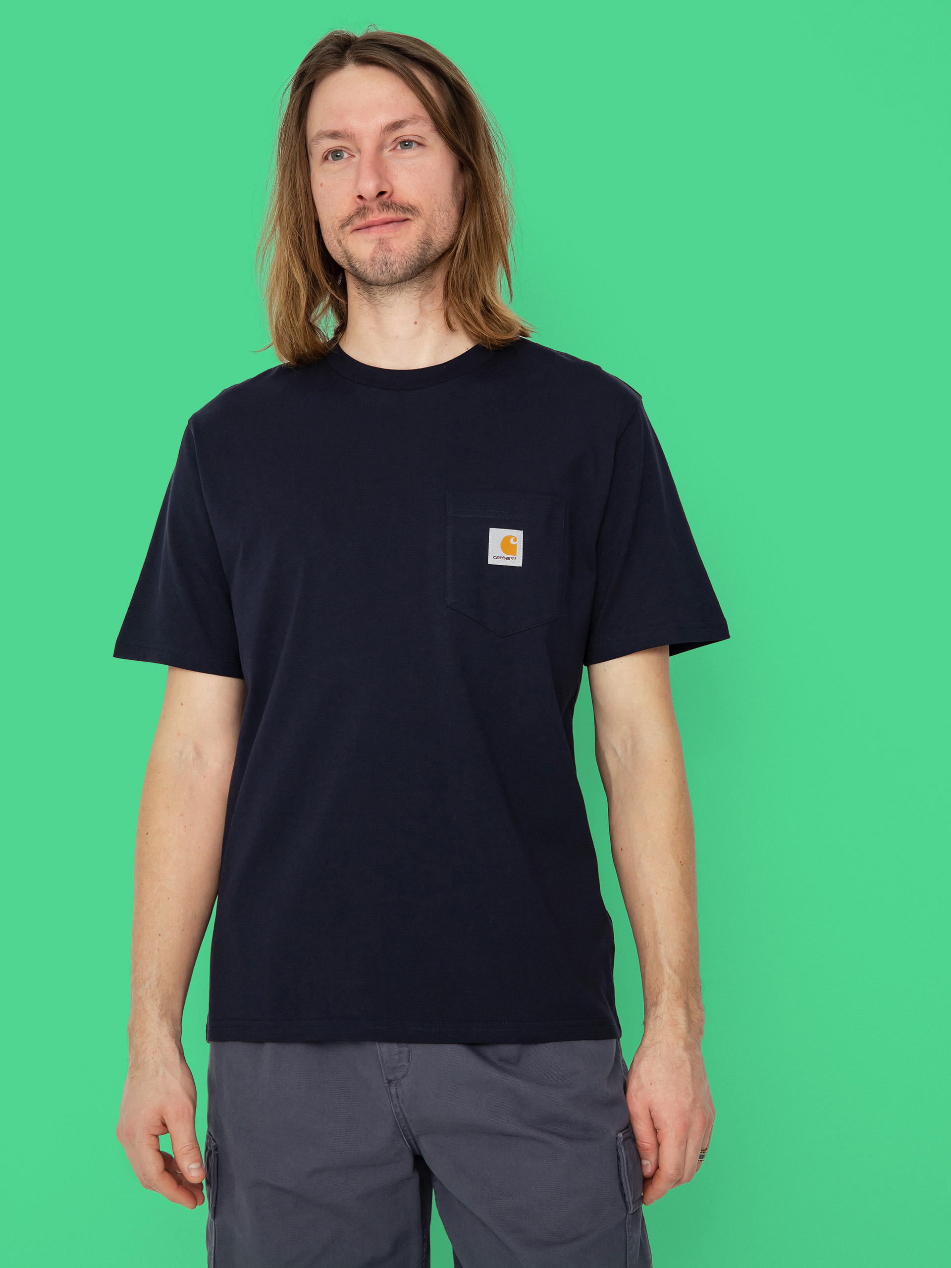 Футболка Carhartt WIP Pocket (dark navy)