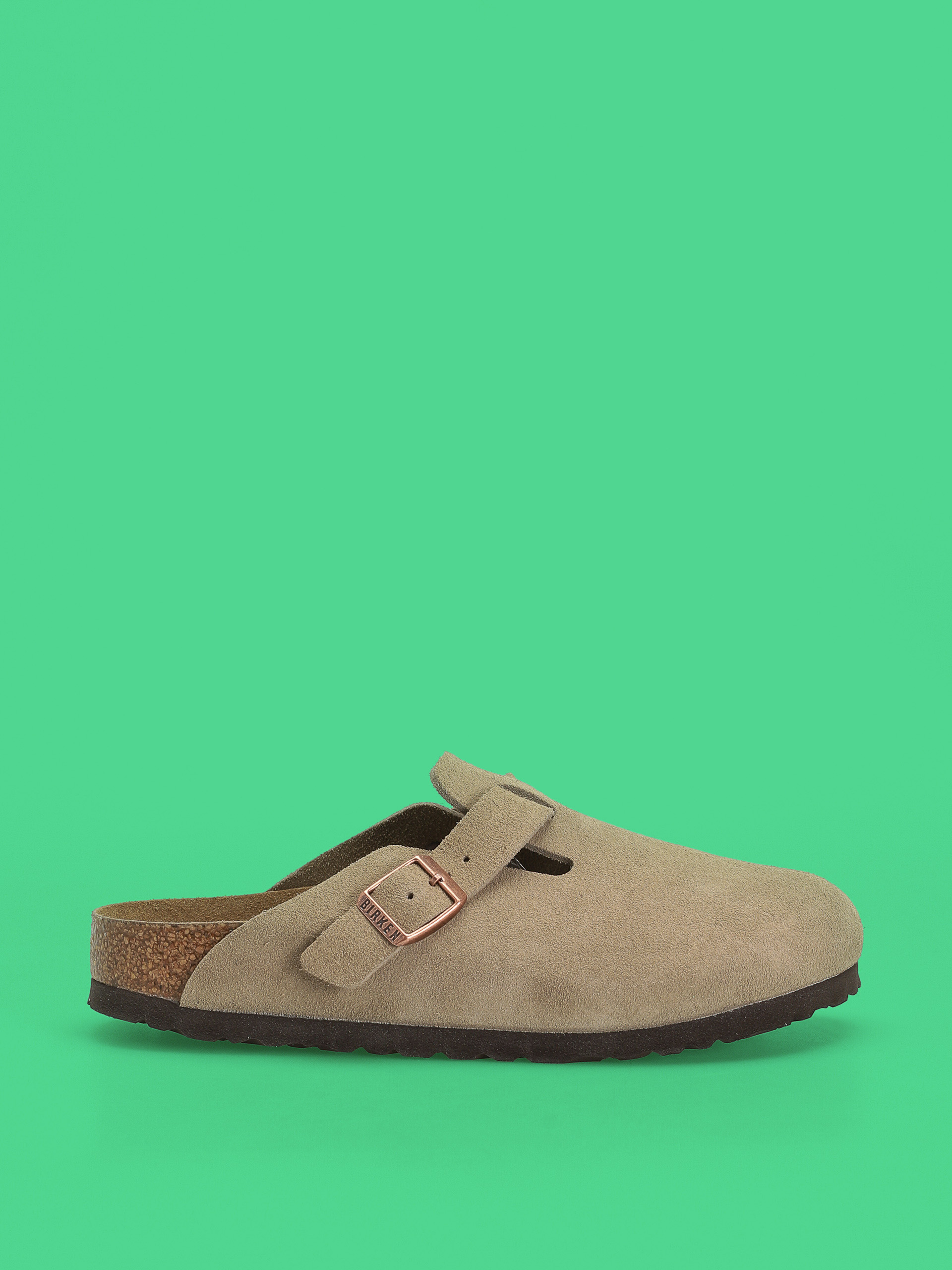 Шльопанці Birkenstock Boston Soft Footbed Suede Leather Narrow