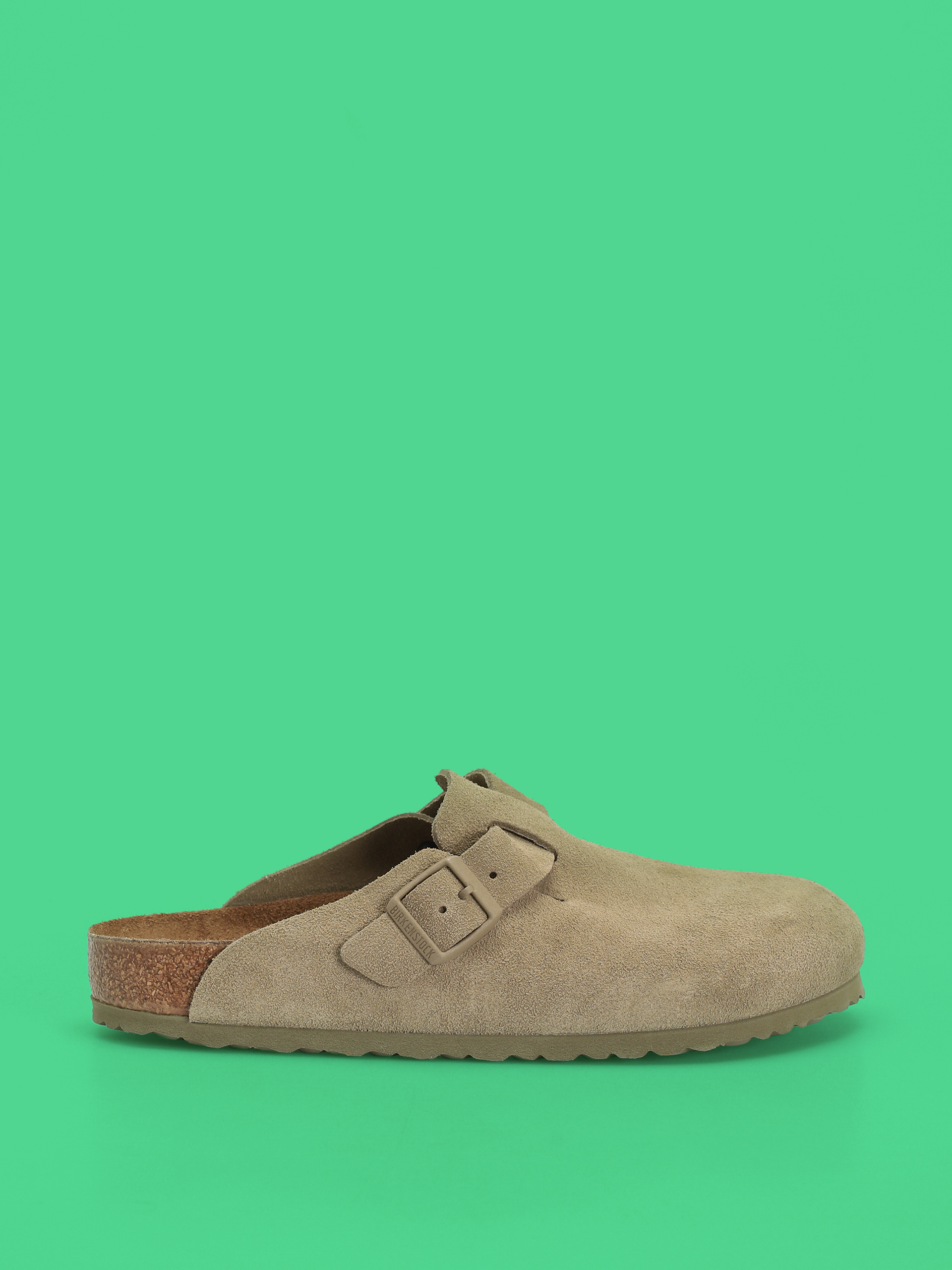 Шльопанці Birkenstock Boston Suede Leather Regular