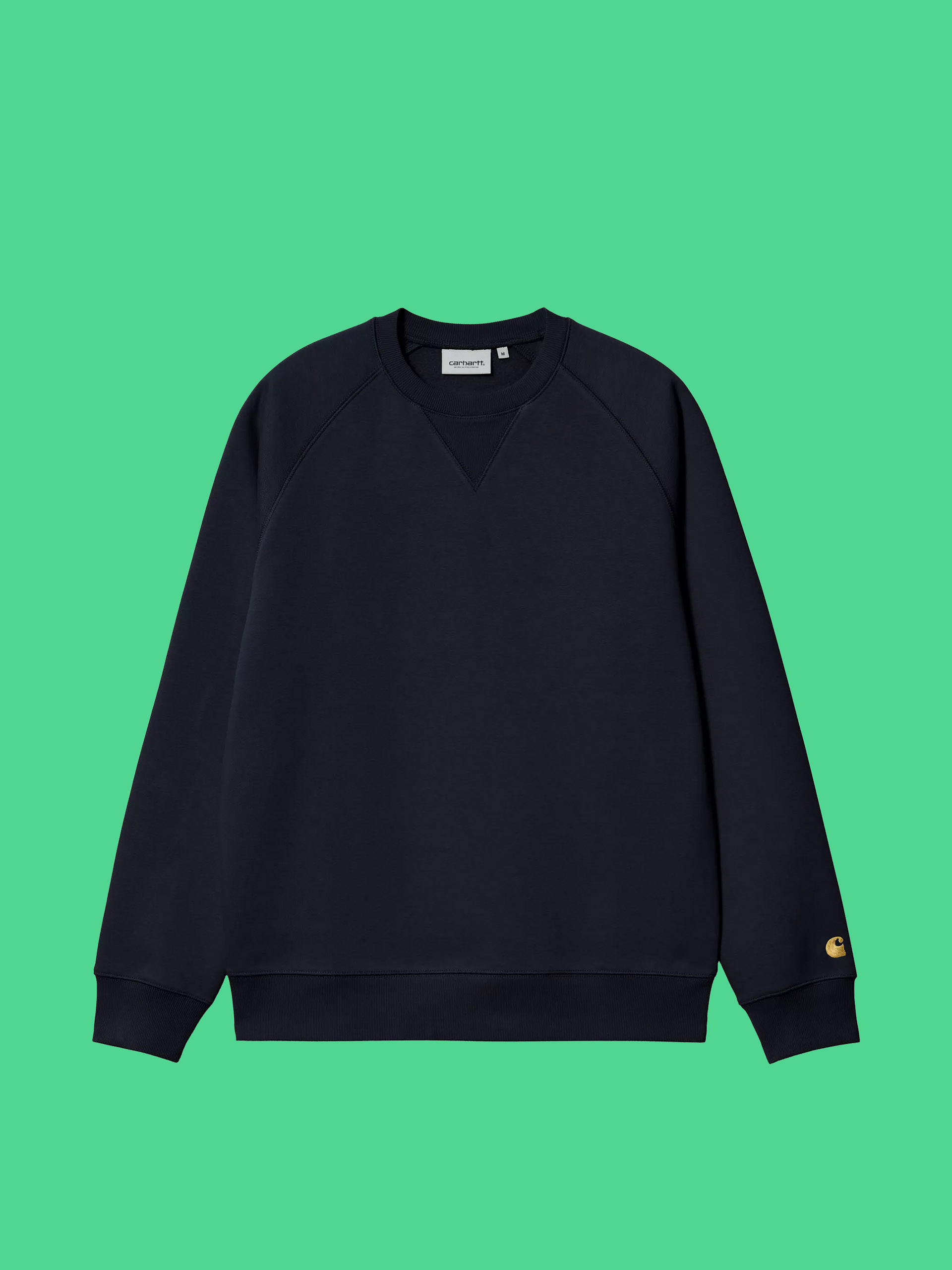 Світшот Carhartt WIP Chase (dark navy/gold)