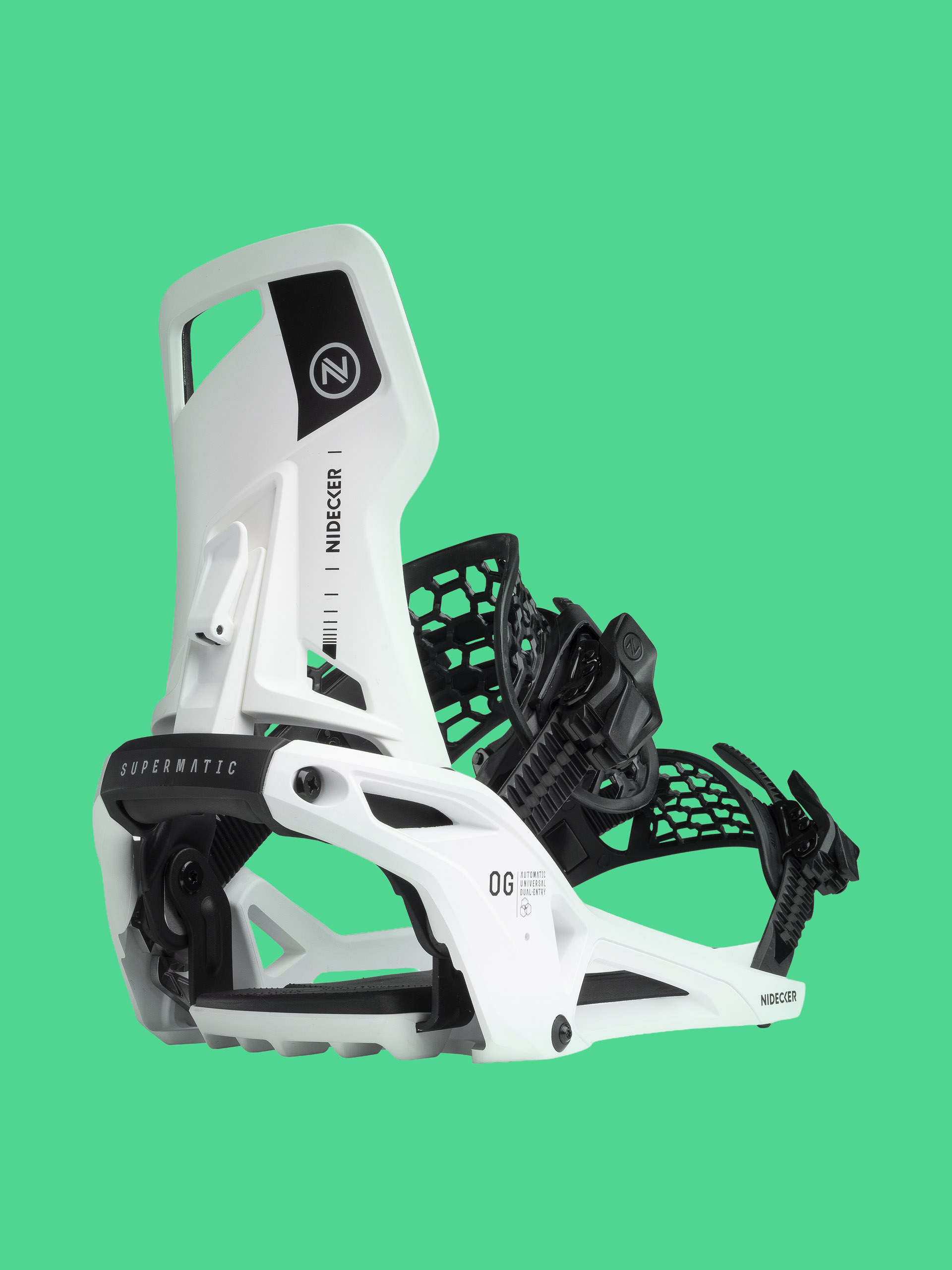 Сноубордичні кріплення Nidecker Og Supermatic (white)