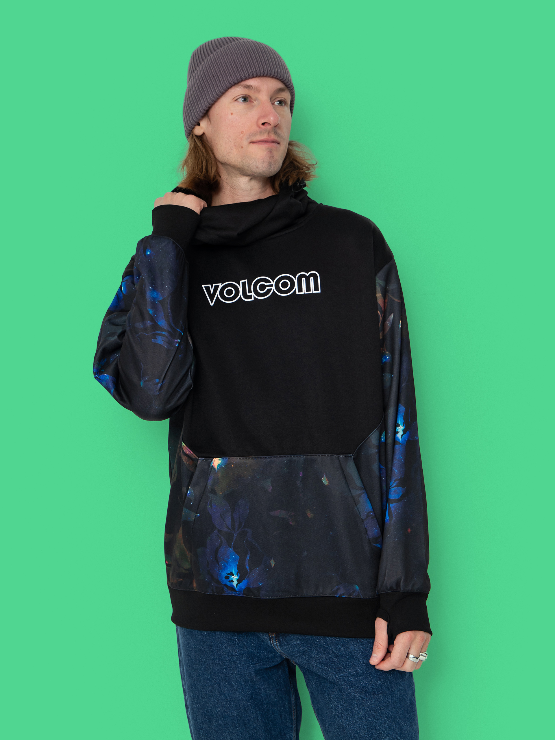 Худі Volcom Hydro Riding HD (space aloha)