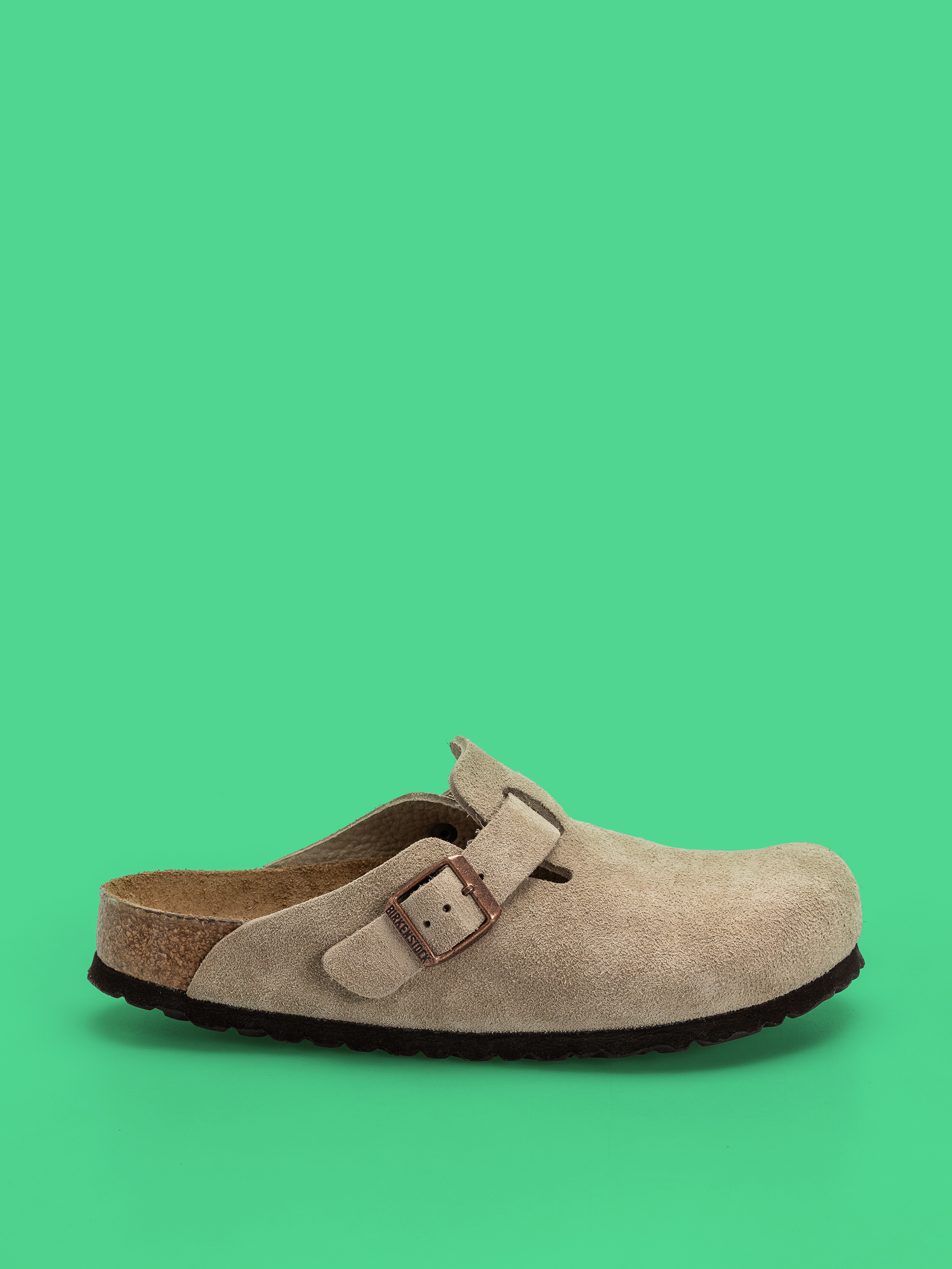 Шльопанці Birkenstock Boston Soft Footbed Suede Leather Regular