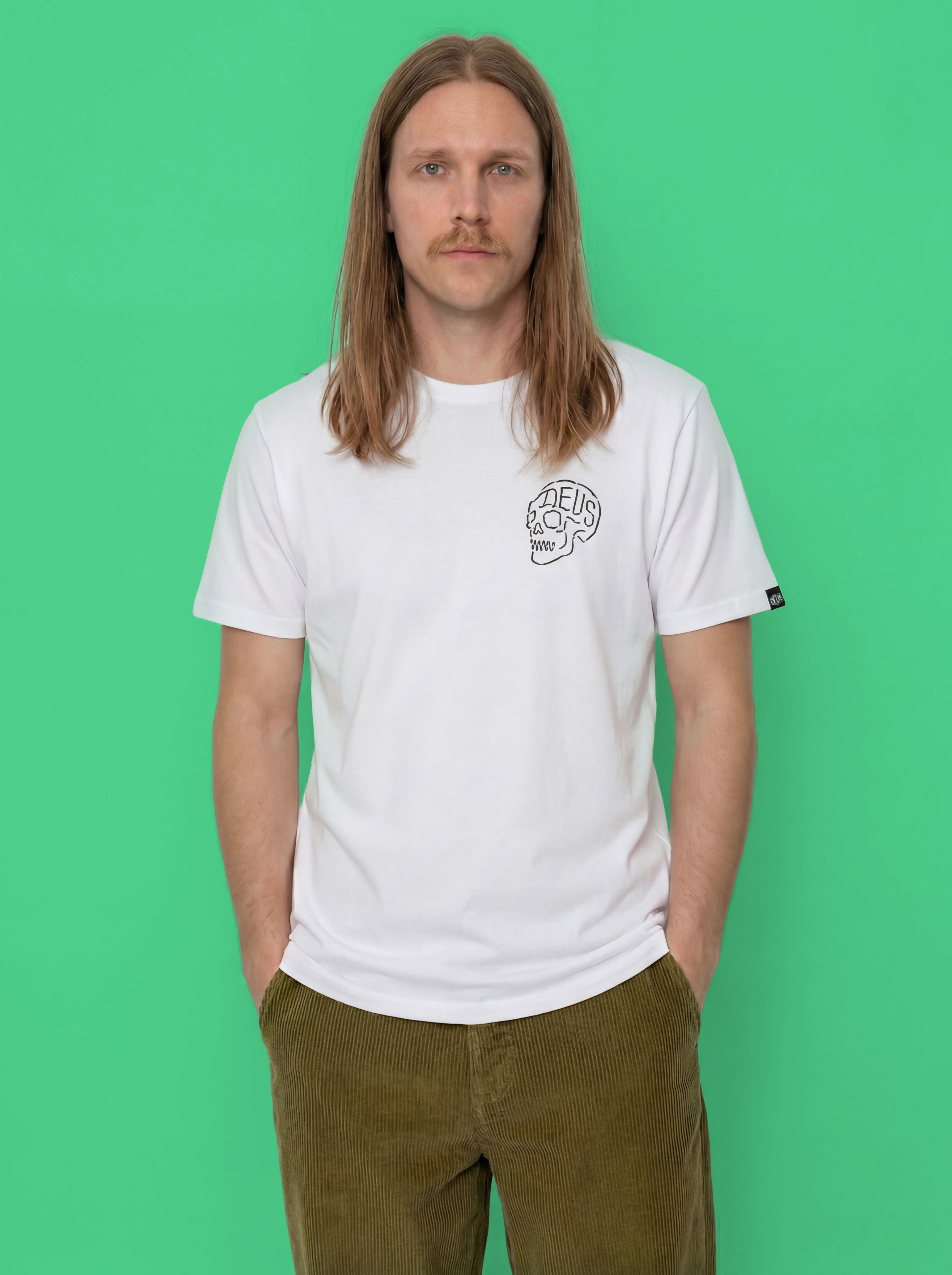 Футболка Deus Ex Machina Venice Skull (white)