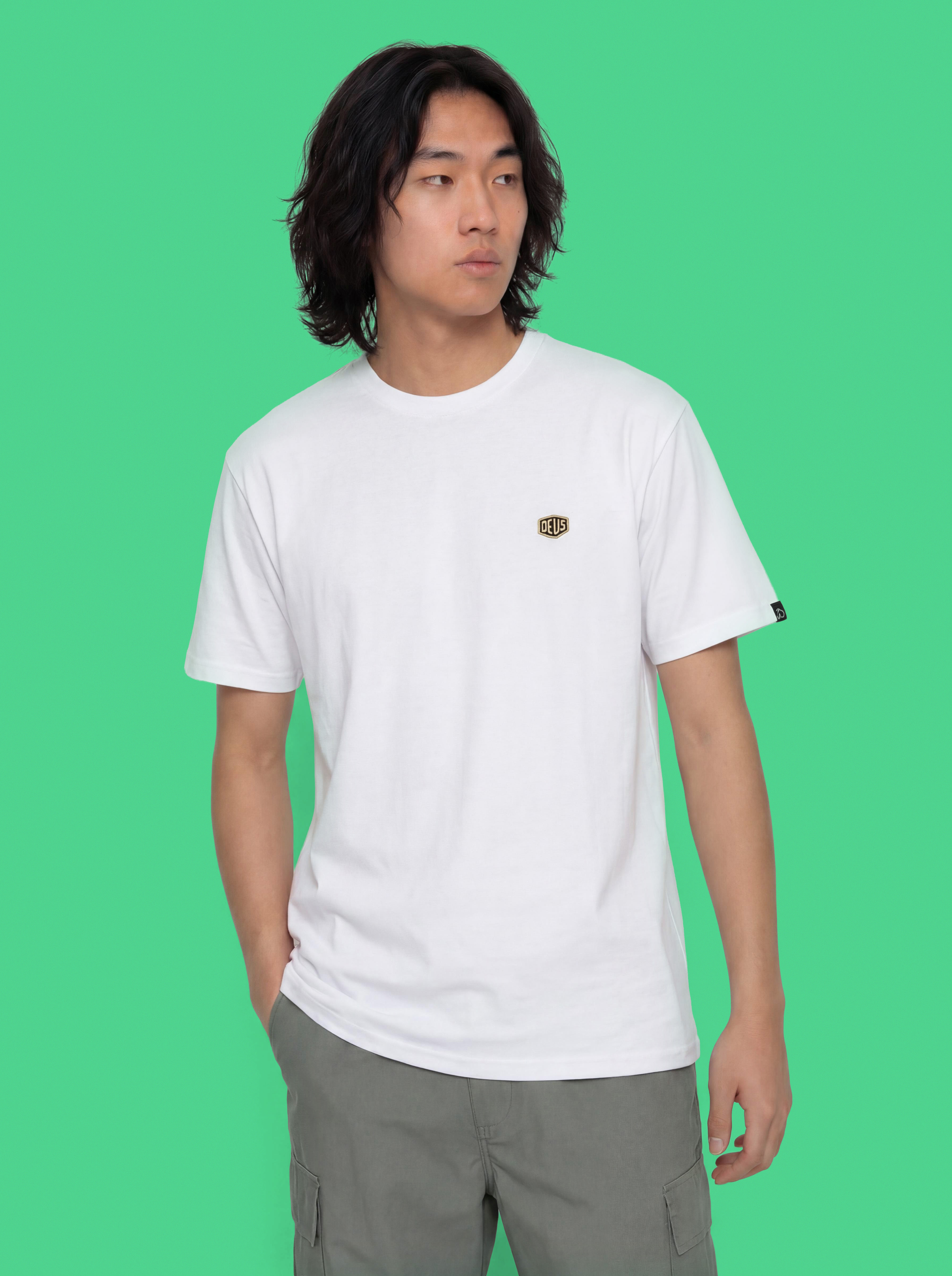 Футболка Deus Ex Machina Shield Standard (white)