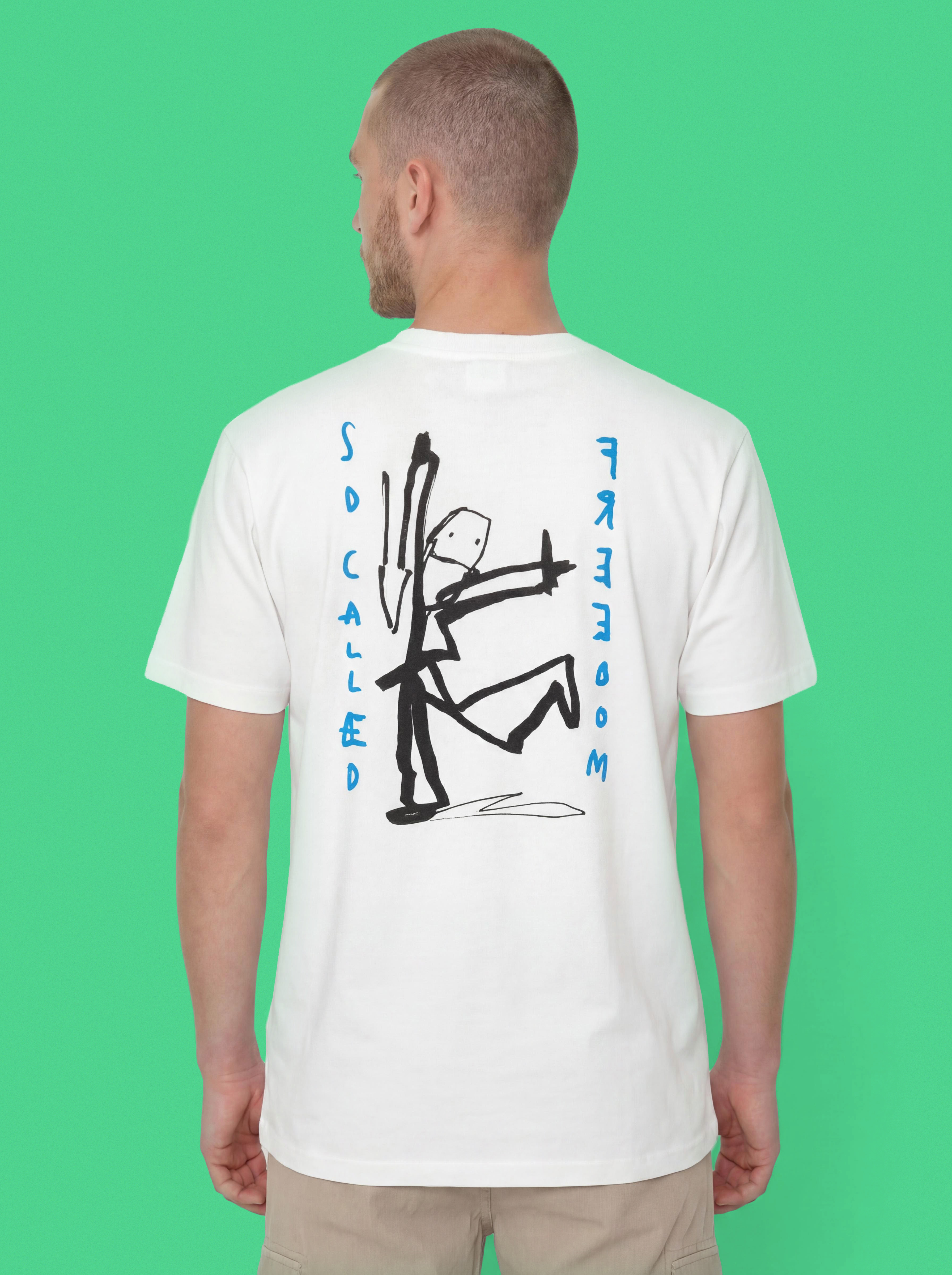 Футболка Polar Skate Freedom (white)
