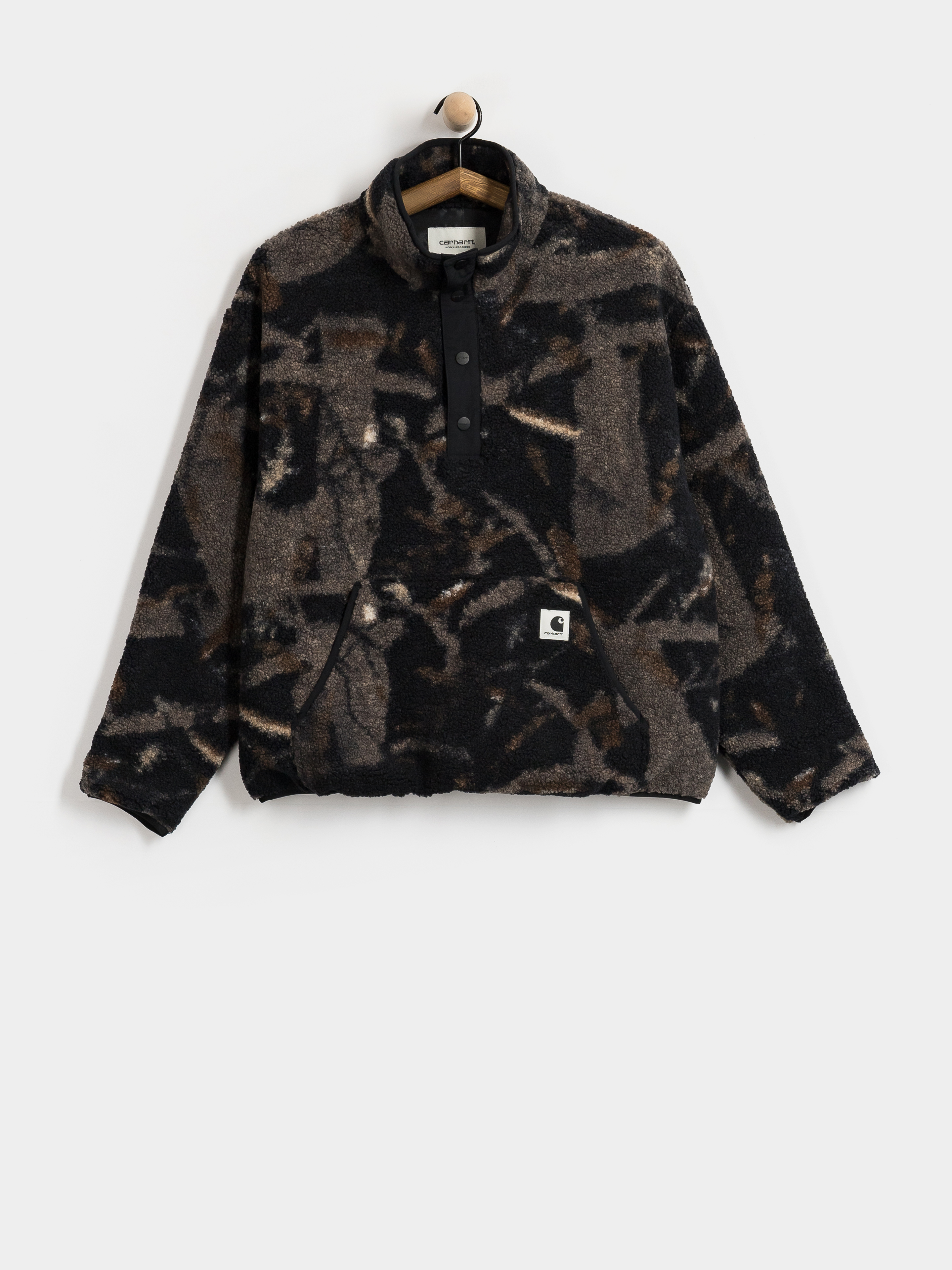 Флісовий светр Carhartt WIP Elliot Wmn (camo feather tree black/black)