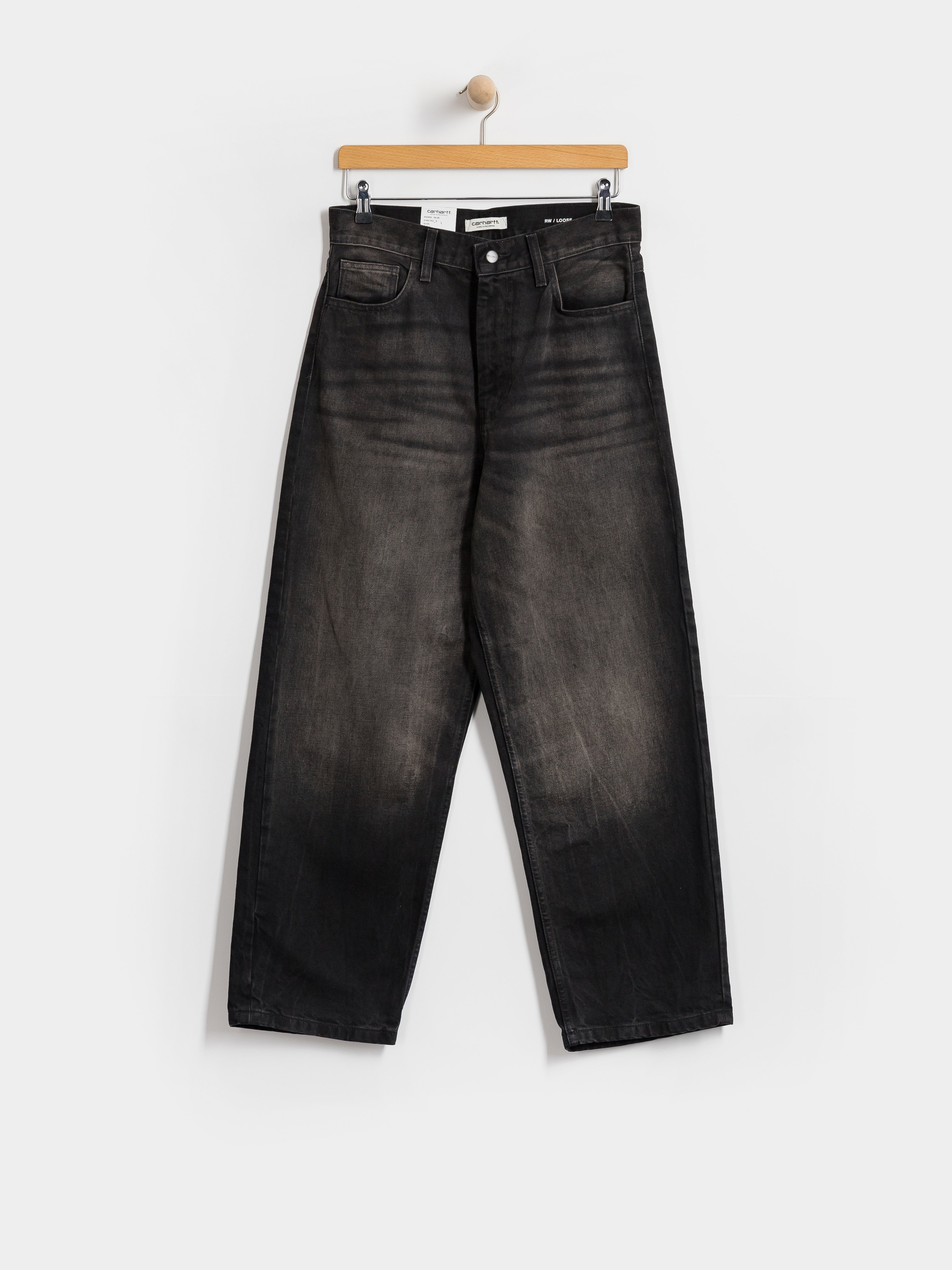 Штани Carhartt WIP Brandon Wmn (black/tobacco used wash)