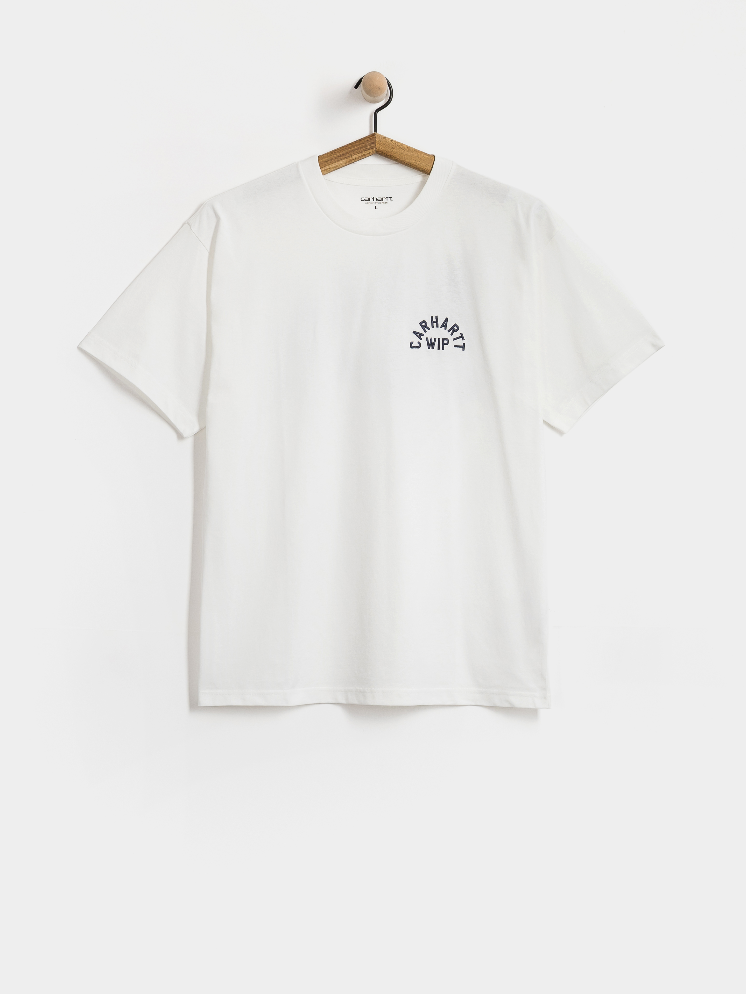 Футболка Carhartt WIP Arch Script (white/dark navy)