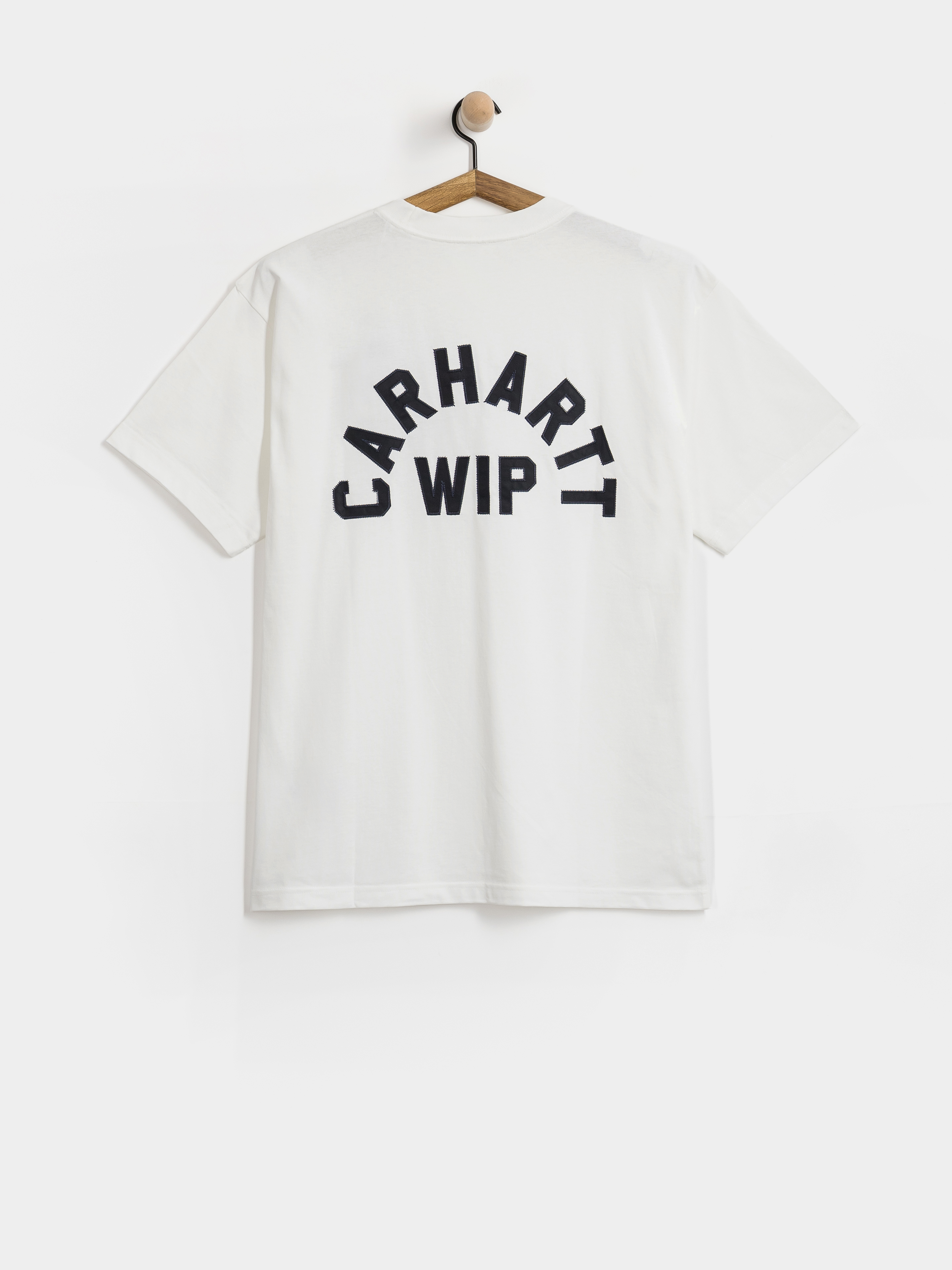 Футболка Carhartt WIP Arch Script (white/dark navy)