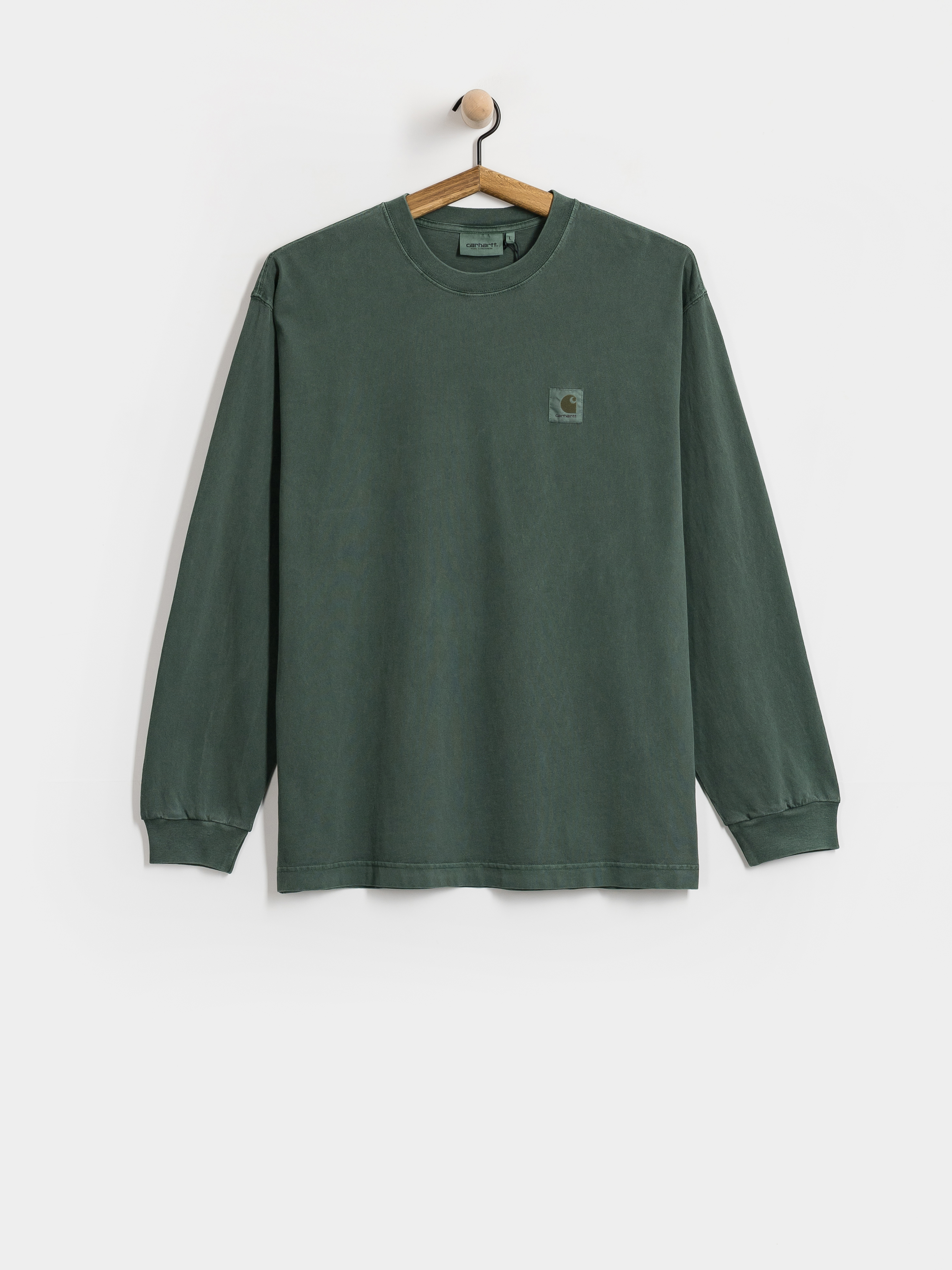 Лонгслів Carhartt WIP Vista (dark scarab/garment dyed)