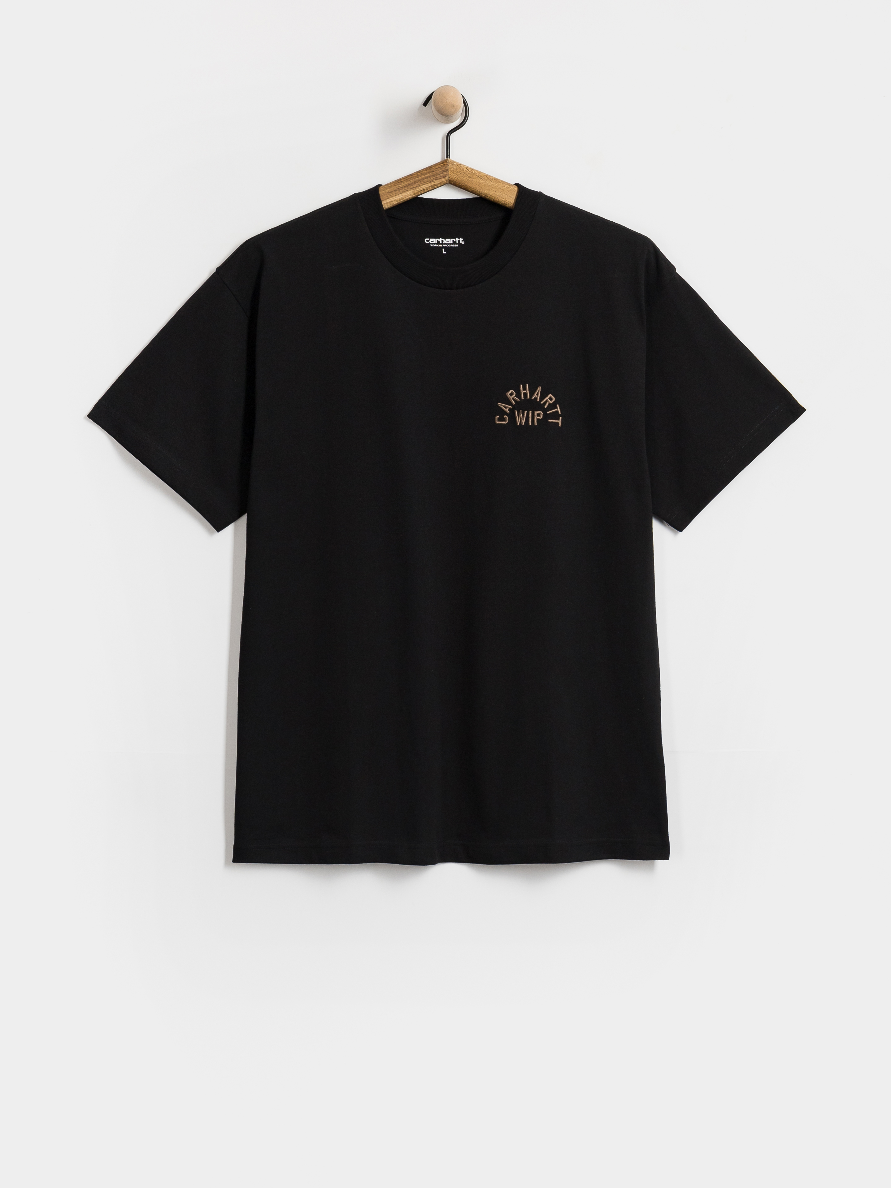 Футболка Carhartt WIP Arch Script (black/wip h brown)