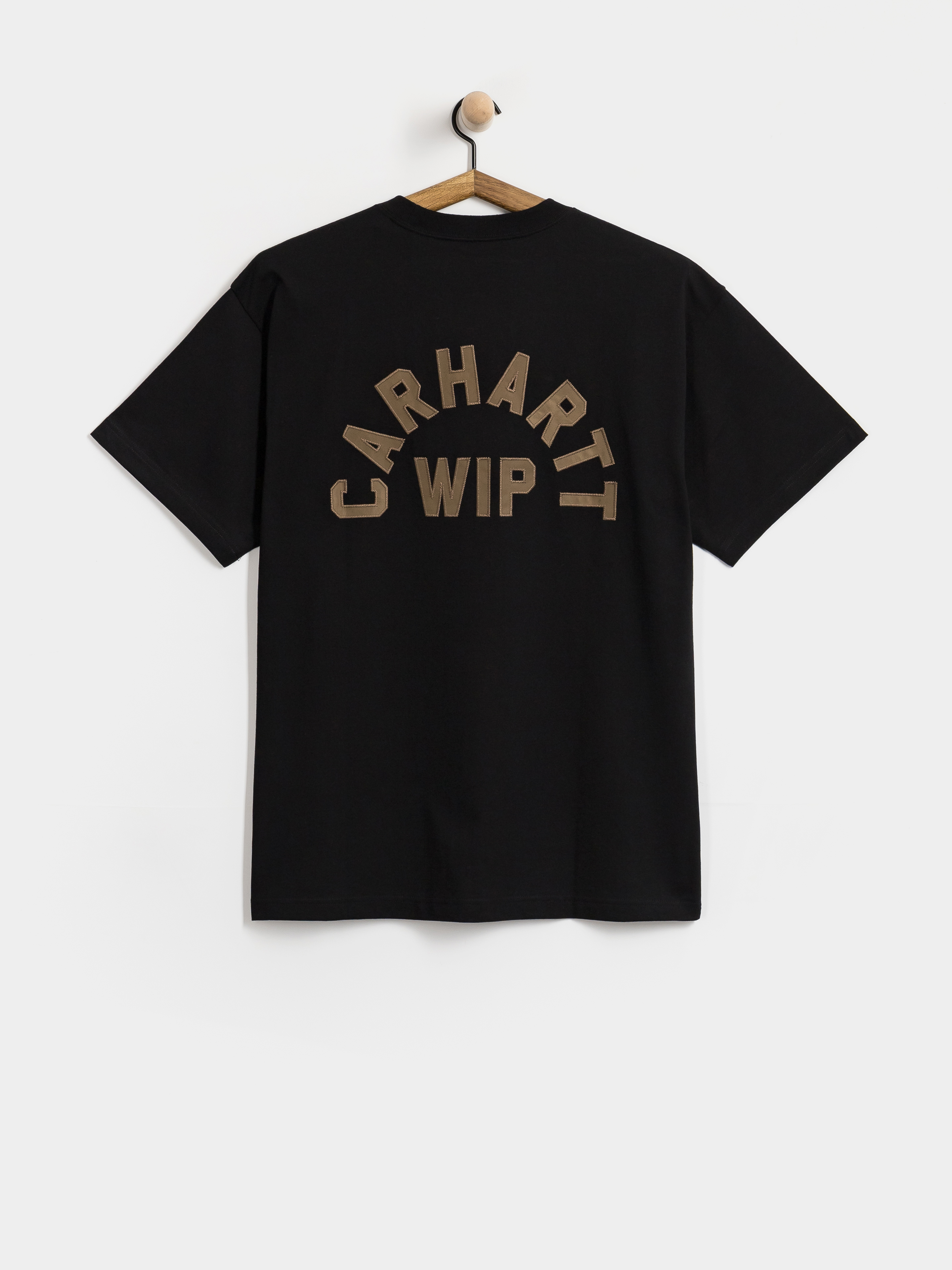 Футболка Carhartt WIP Arch Script (black/wip h brown)