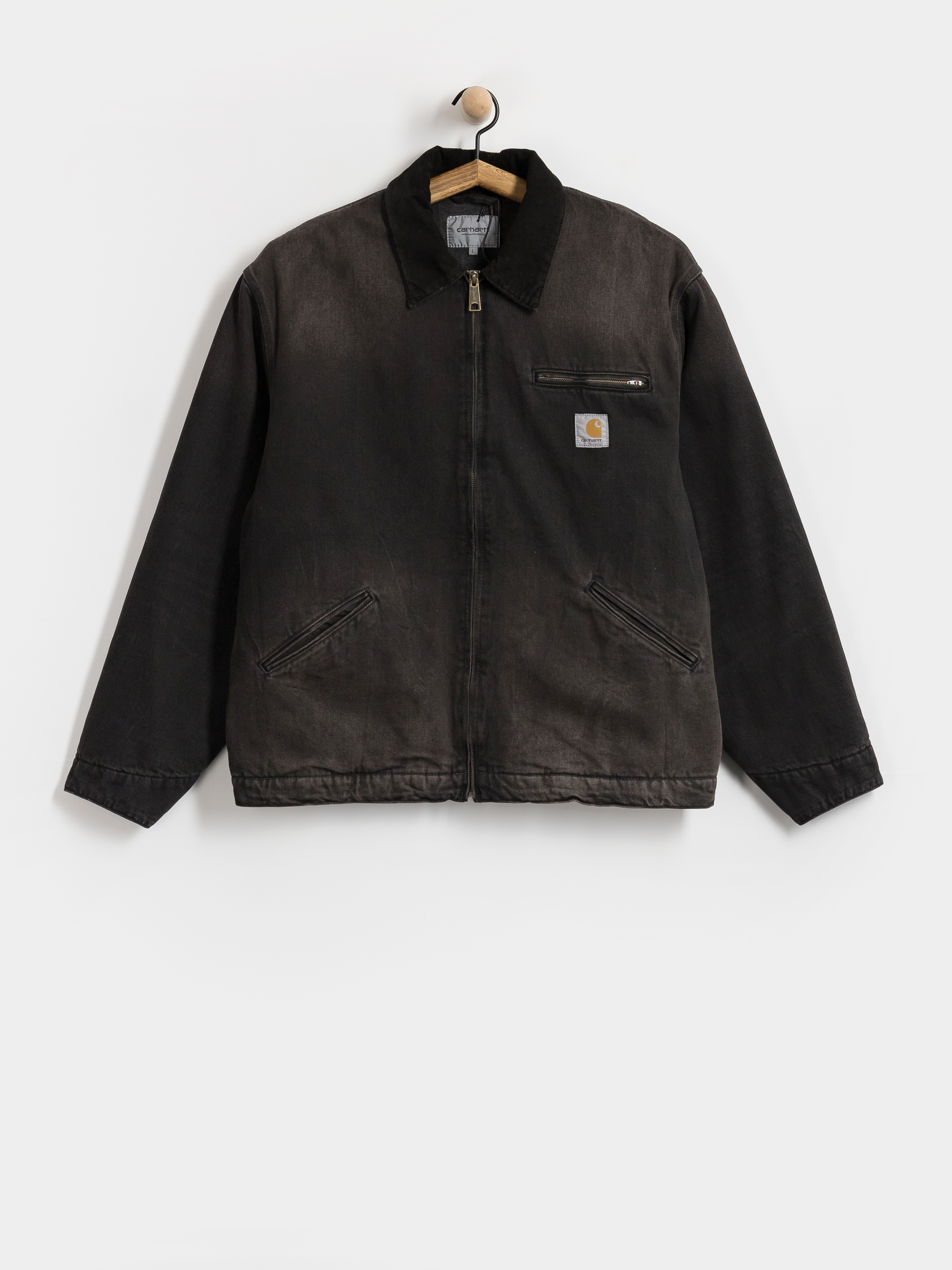 u041au0443u0440u0442u043au0430 Carhartt WIP OG Detroit (black/black/tobacco used wash)