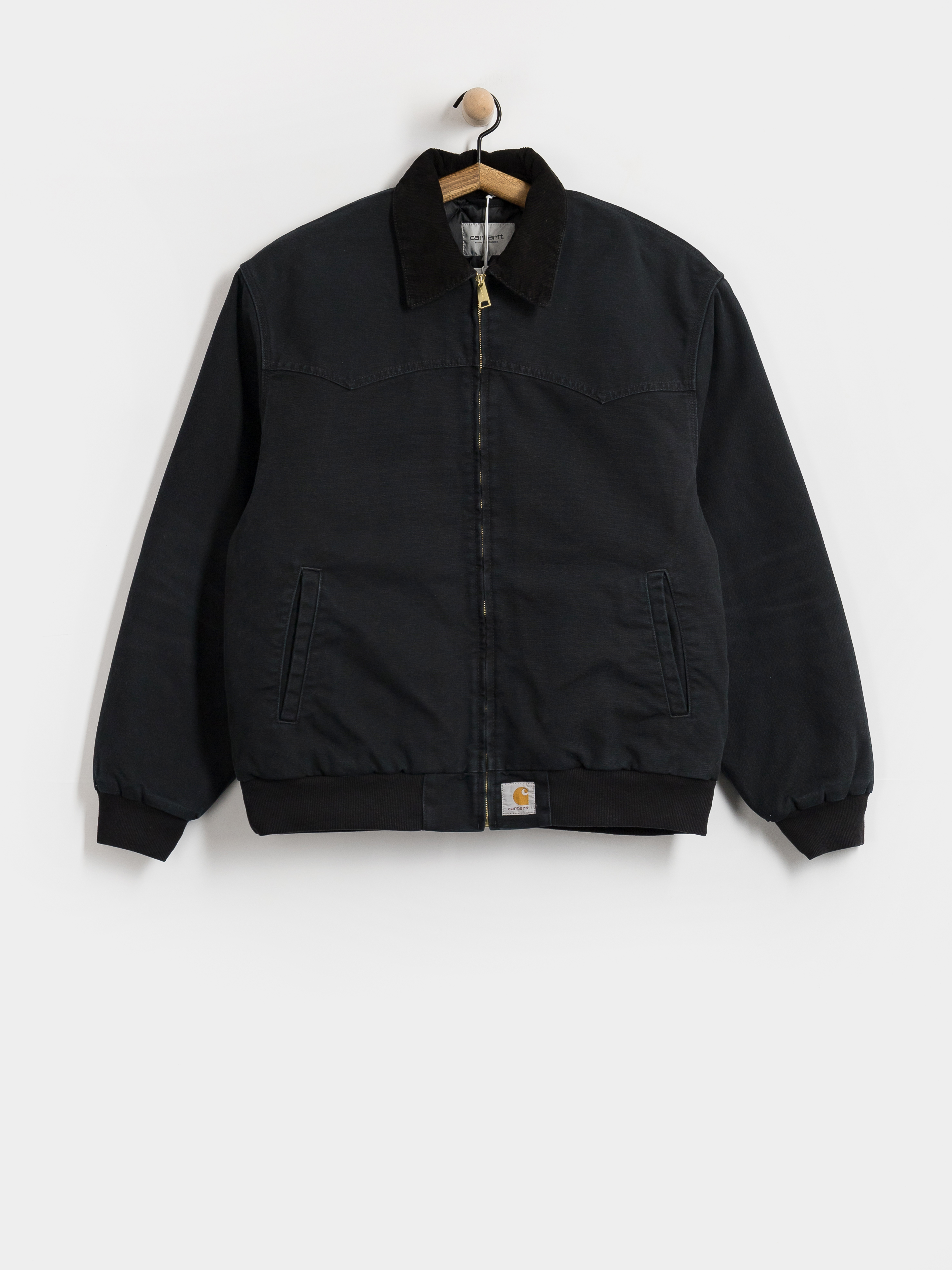u041au0443u0440u0442u043au0430 Carhartt WIP OG Santa Fe (black/black/stone canvas)