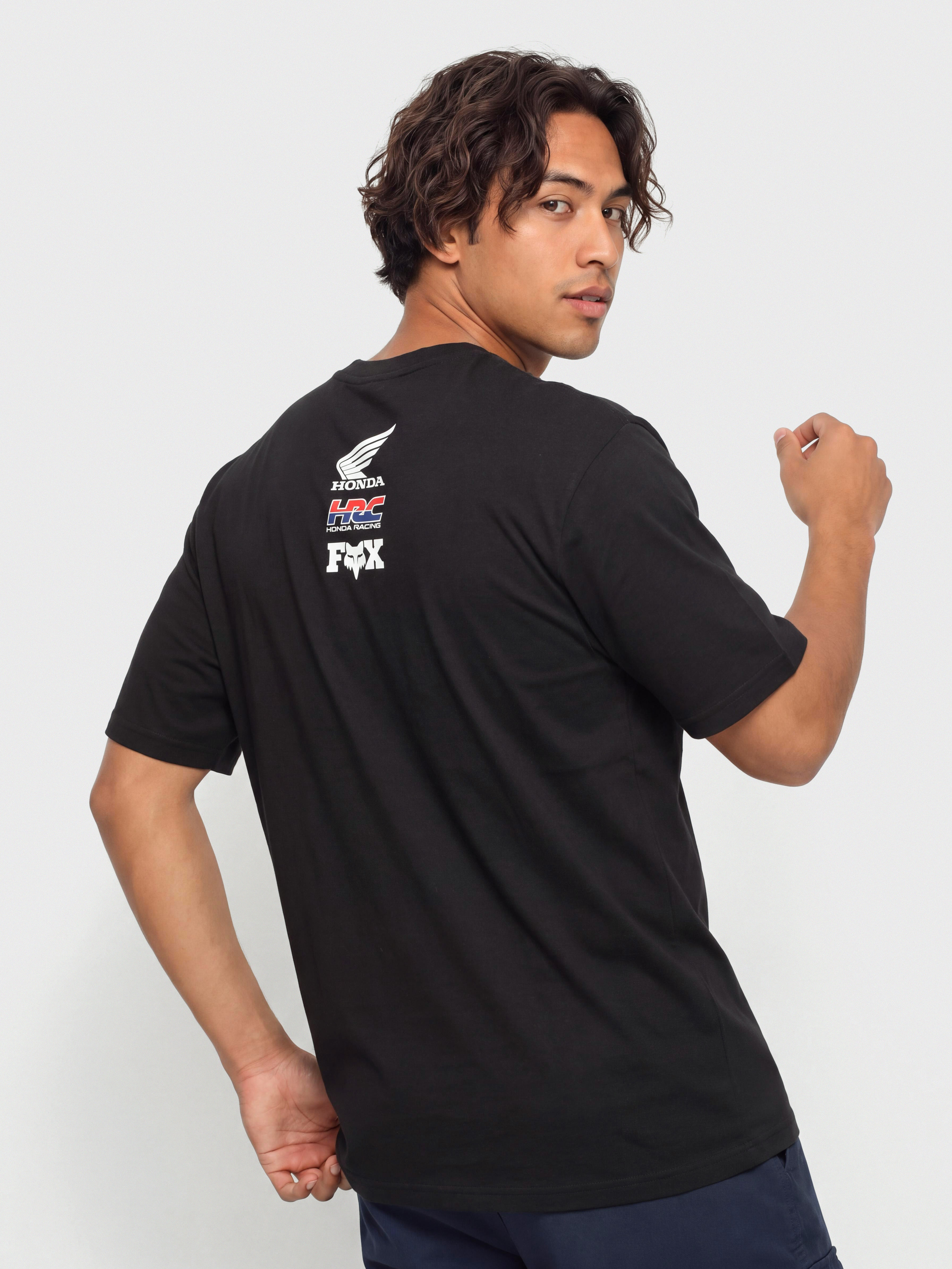 Футболка Fox Honda Midweight (black)