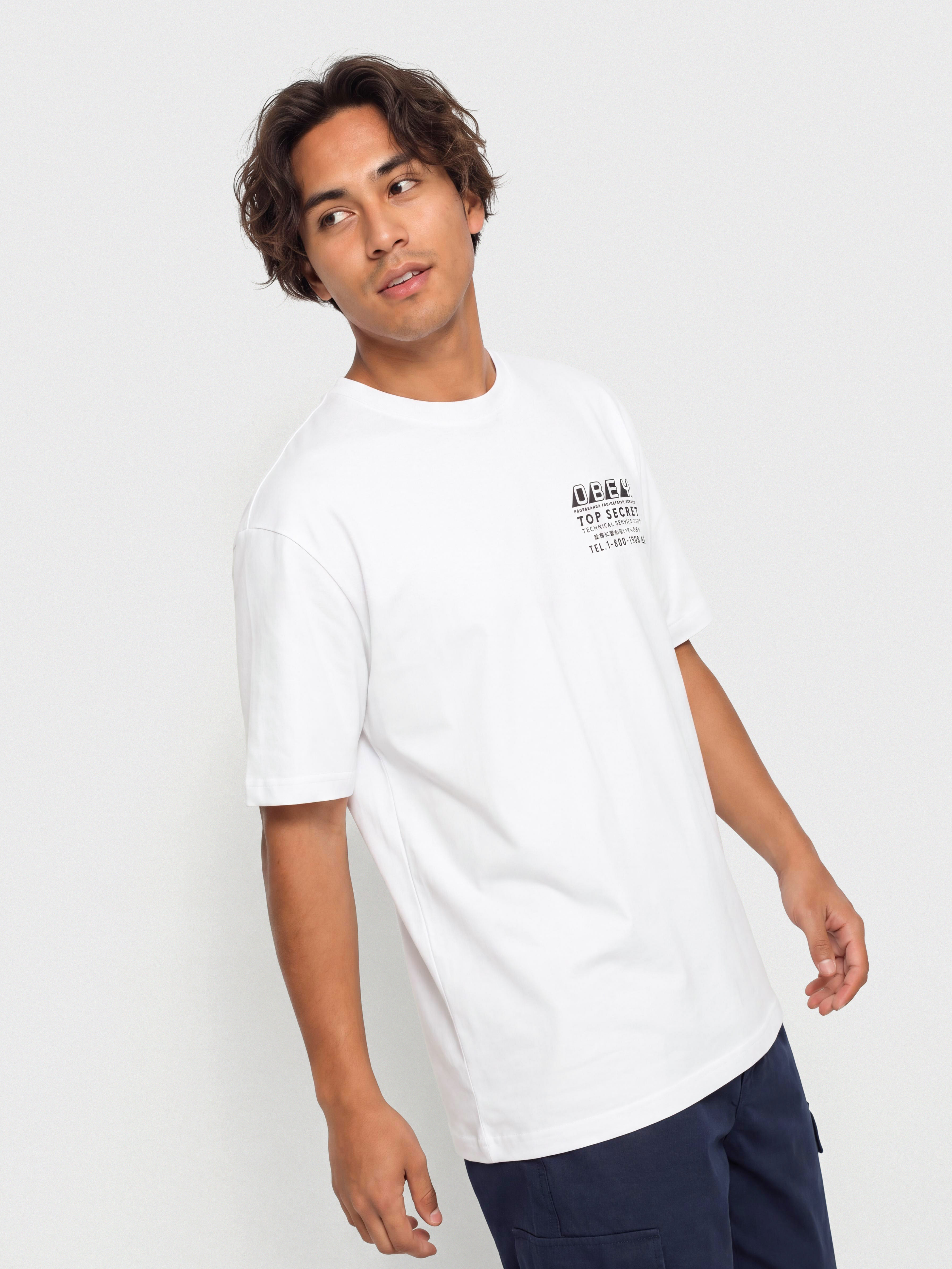 Футболка OBEY Top Secret (white)