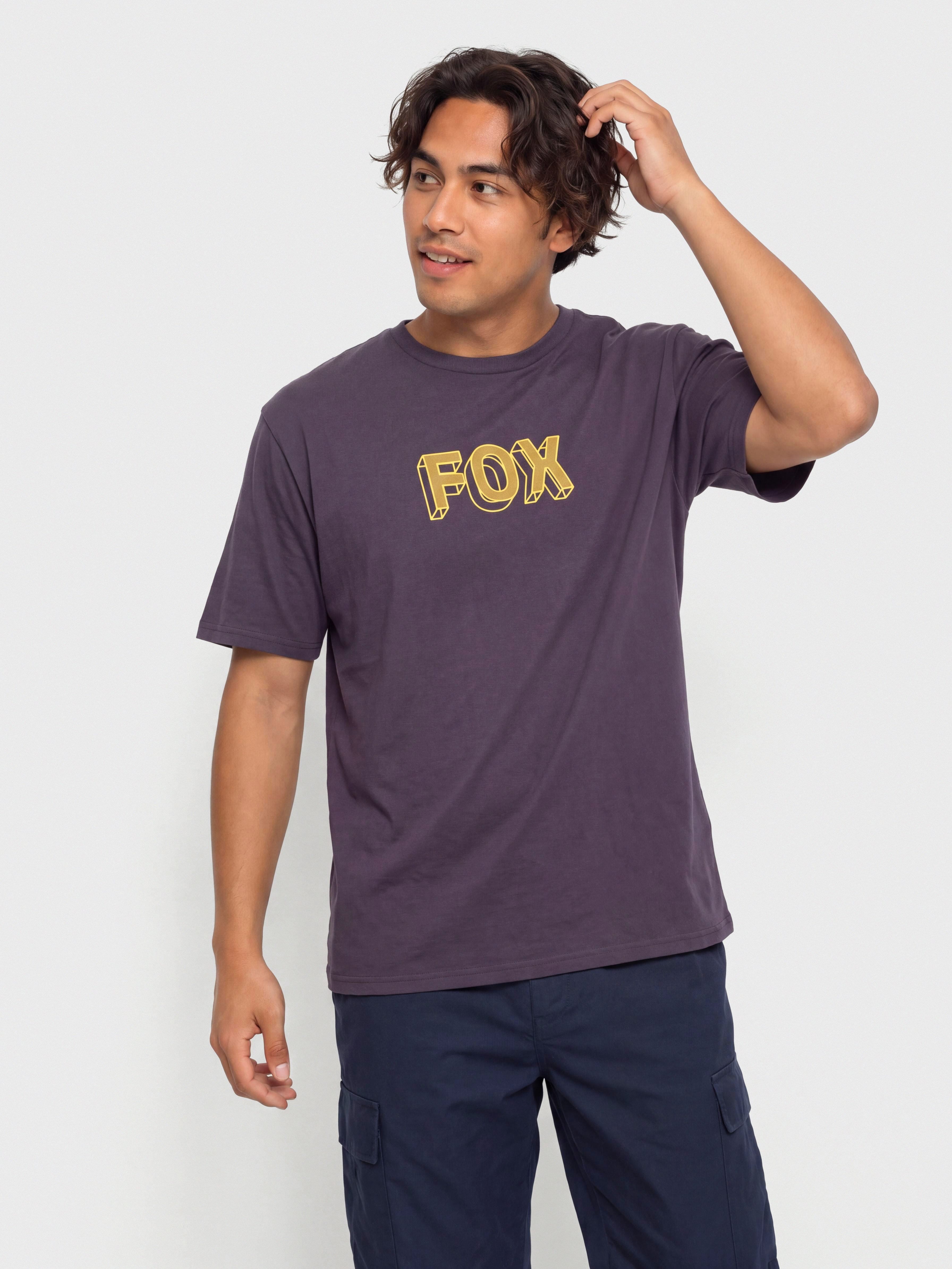 Футболка Fox Image Print 195 (plum purple)