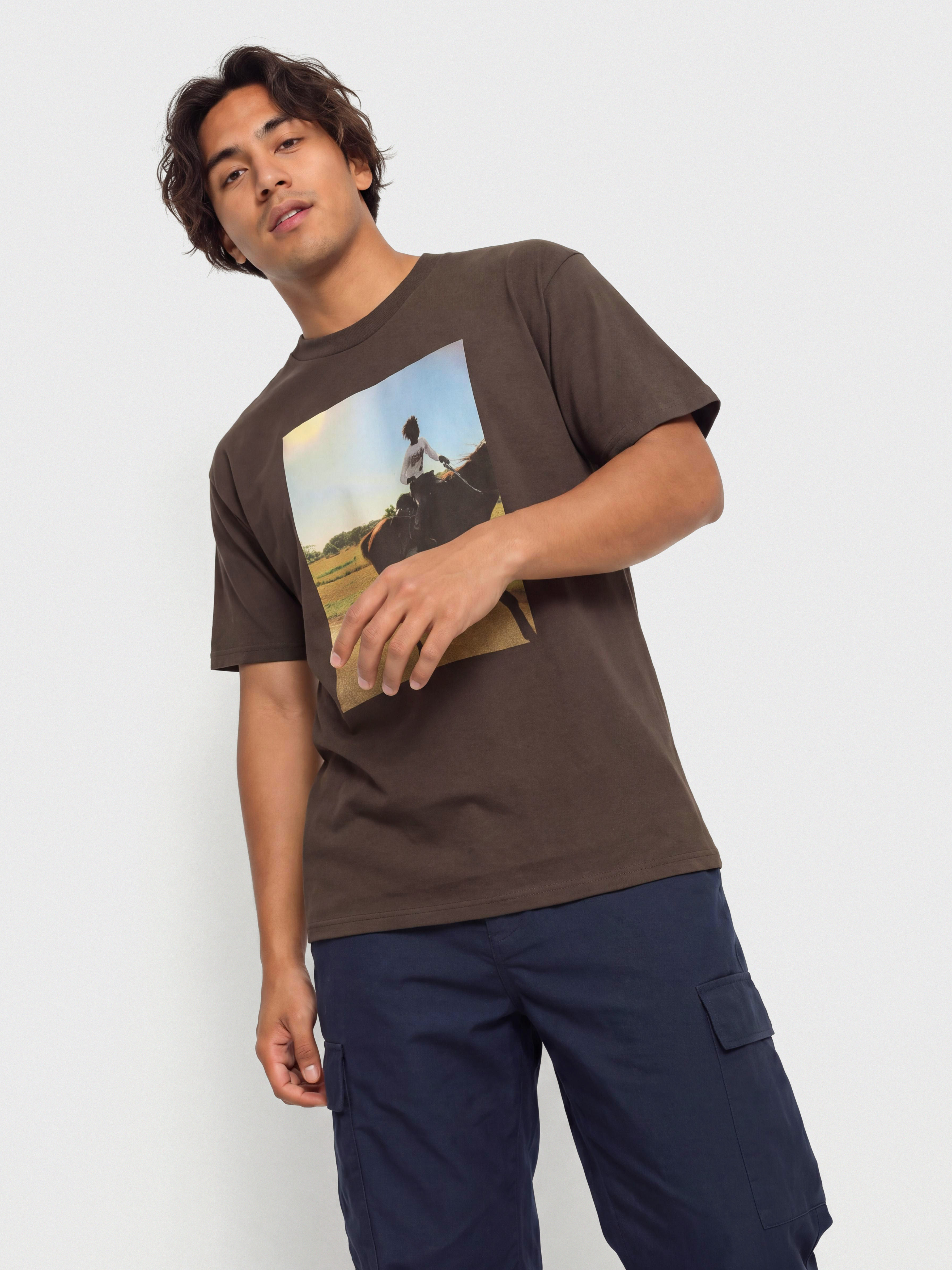 Футболка OBEY Trail Ride (java brown)