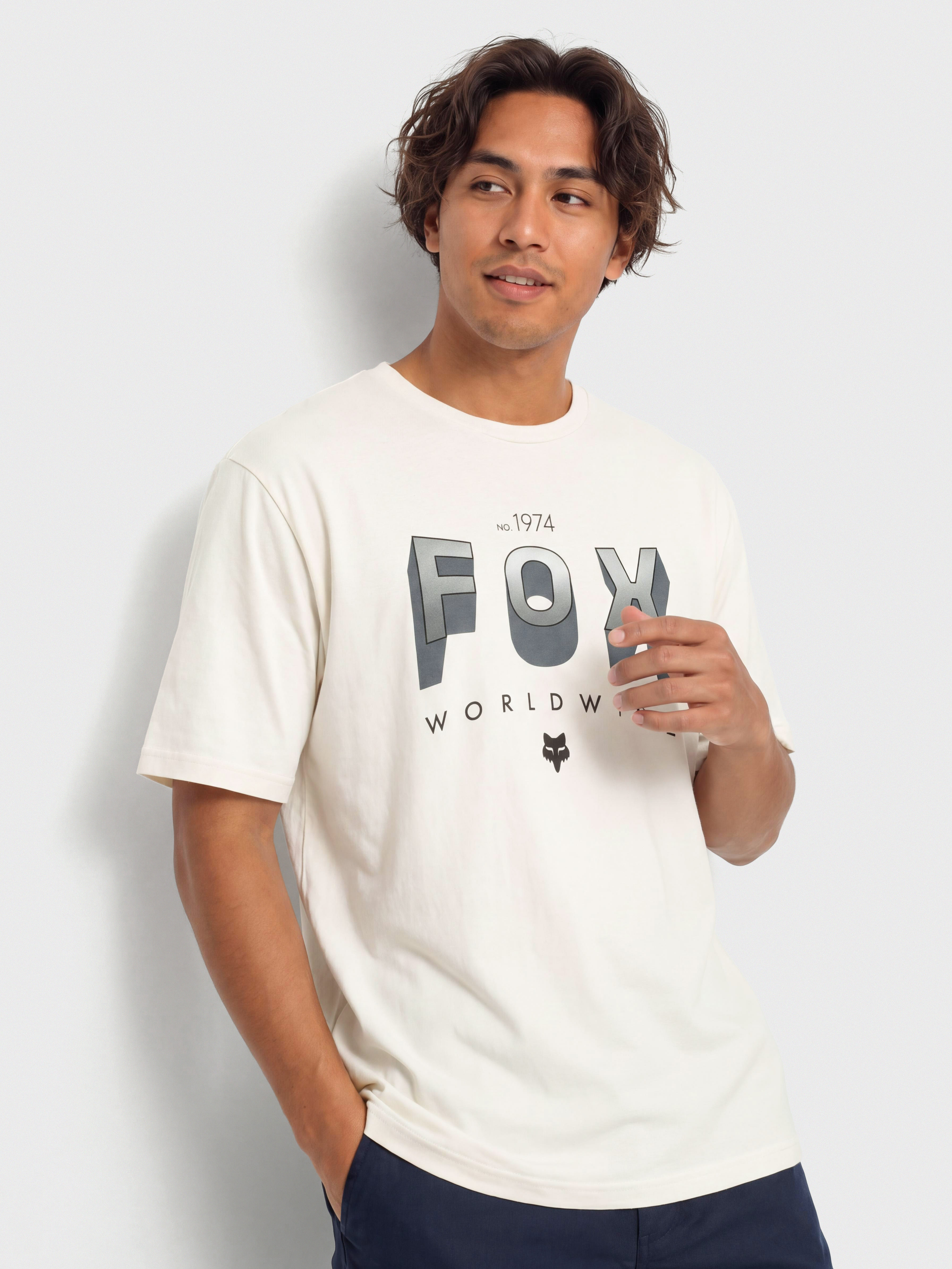 Футболка Fox Block 195 (off white)