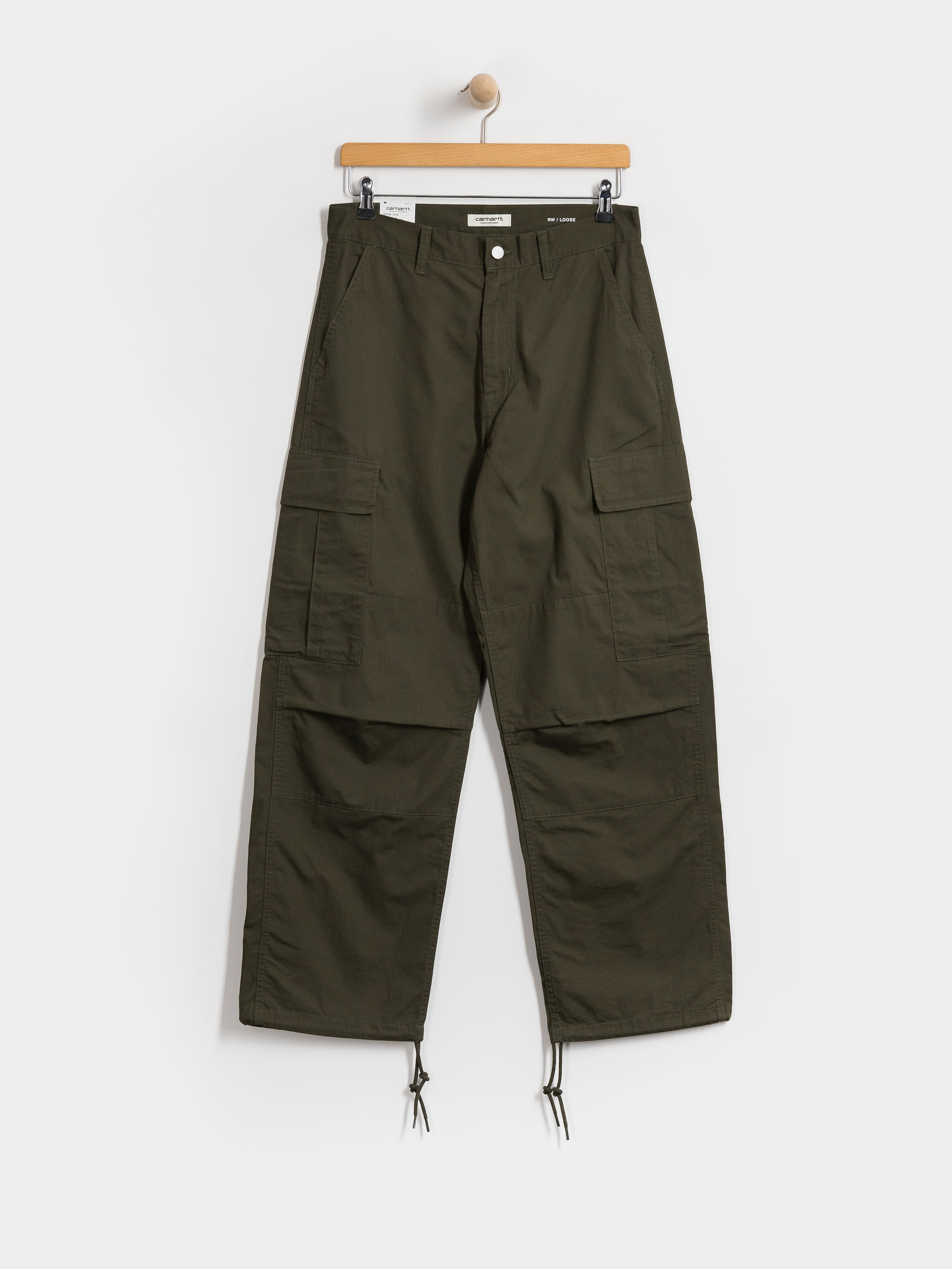 Штани Carhartt WIP Brandon Cargo Wmn (cypress/rinsed)