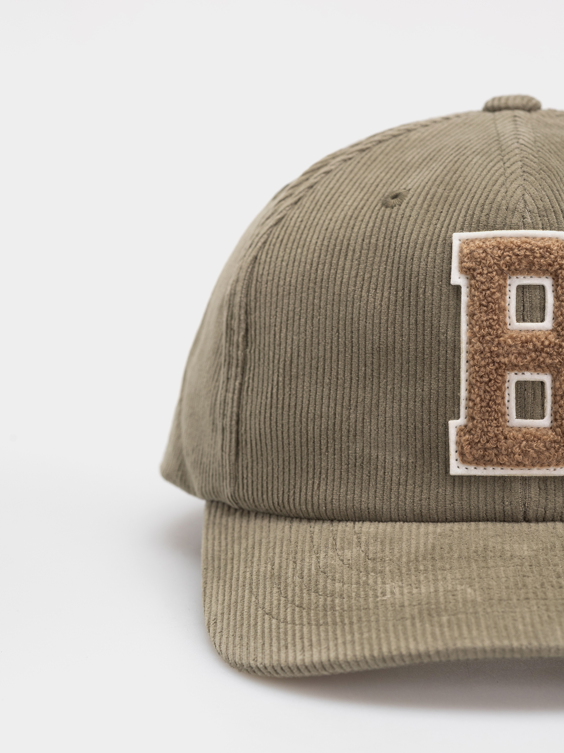 Кепка Brixton Big B Mp Adj (dark olive corduroy)