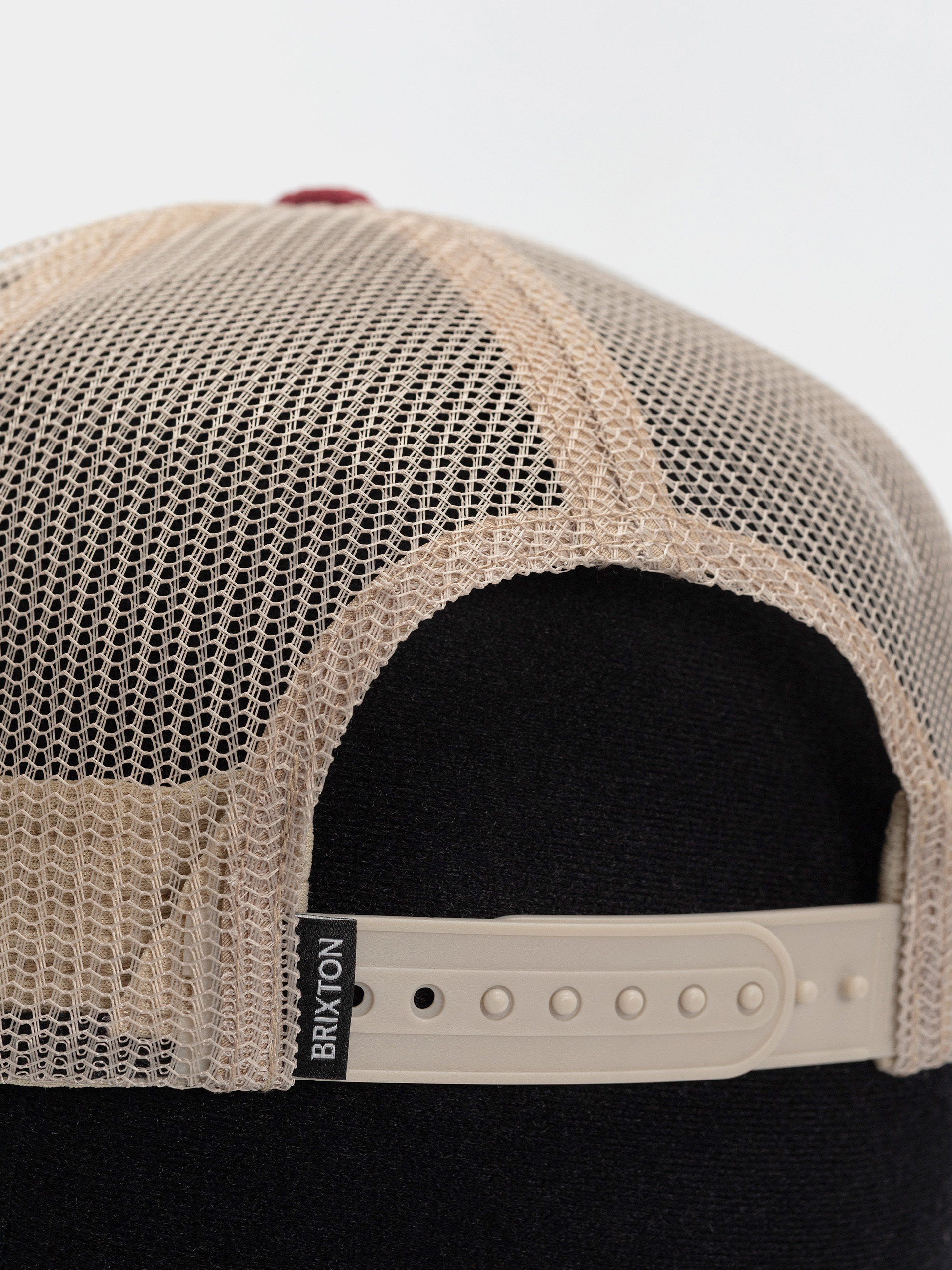 Кепка Brixton Hubal C Mp Trucker Hat (oatmeal/dark brick corduroy)