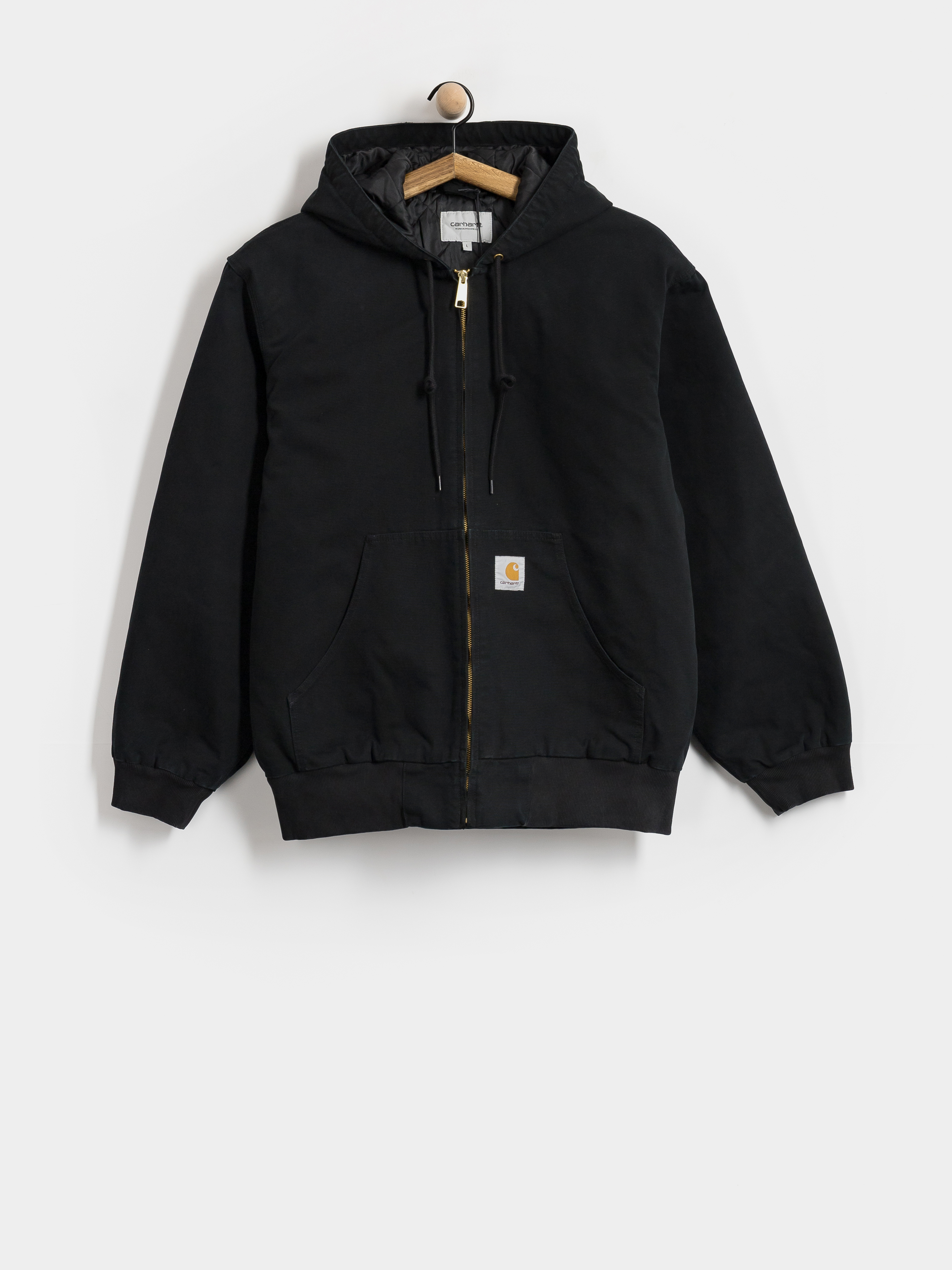 u041au0443u0440u0442u043au0430 Carhartt WIP OG Active (black/stone canvas)