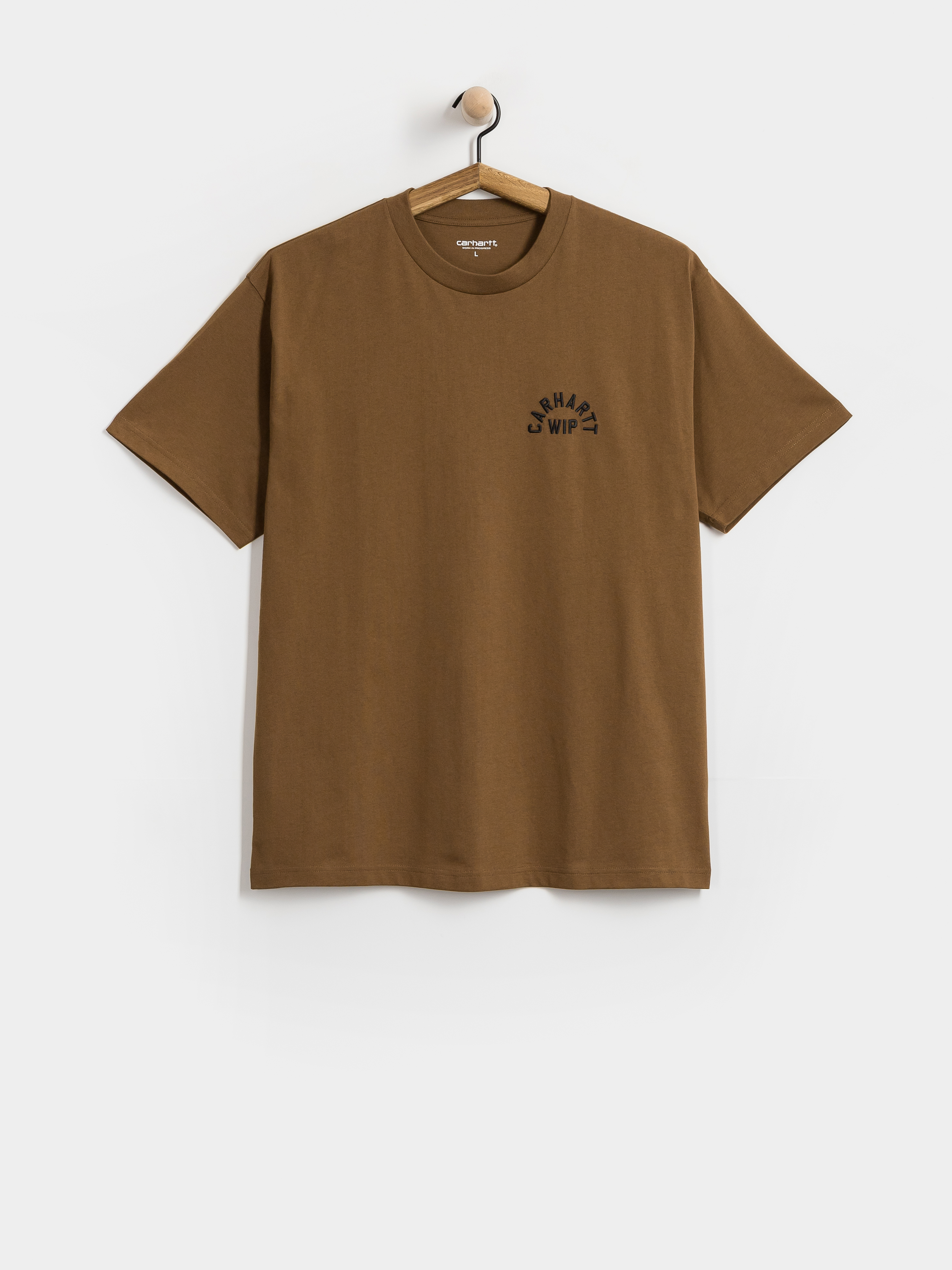Футболка Carhartt WIP Arch Script (wip h brown/black)