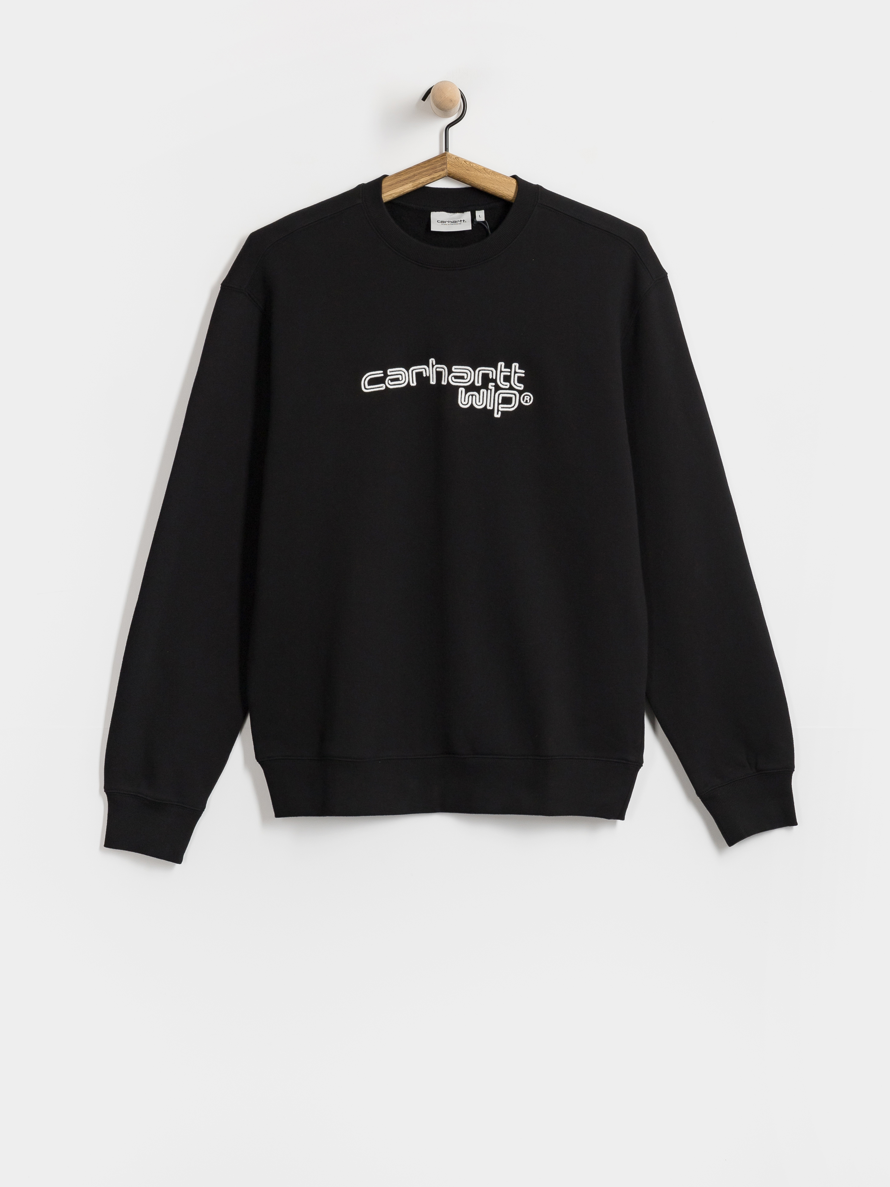 Світшот Carhartt WIP Wireless (black/wax)