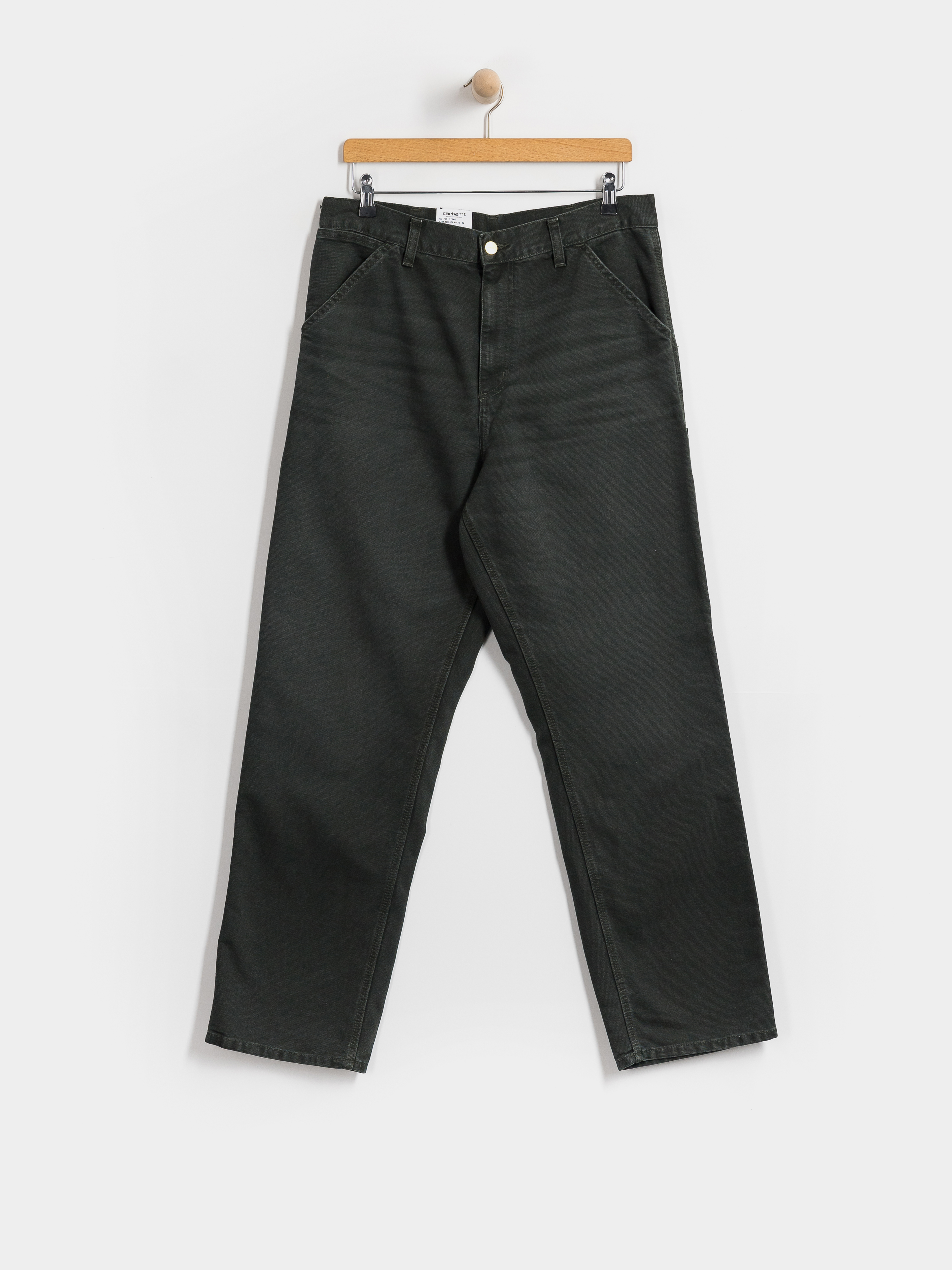 u0428u0442u0430u043du0438 Carhartt WIP Single Knee (raven/stone canvas)