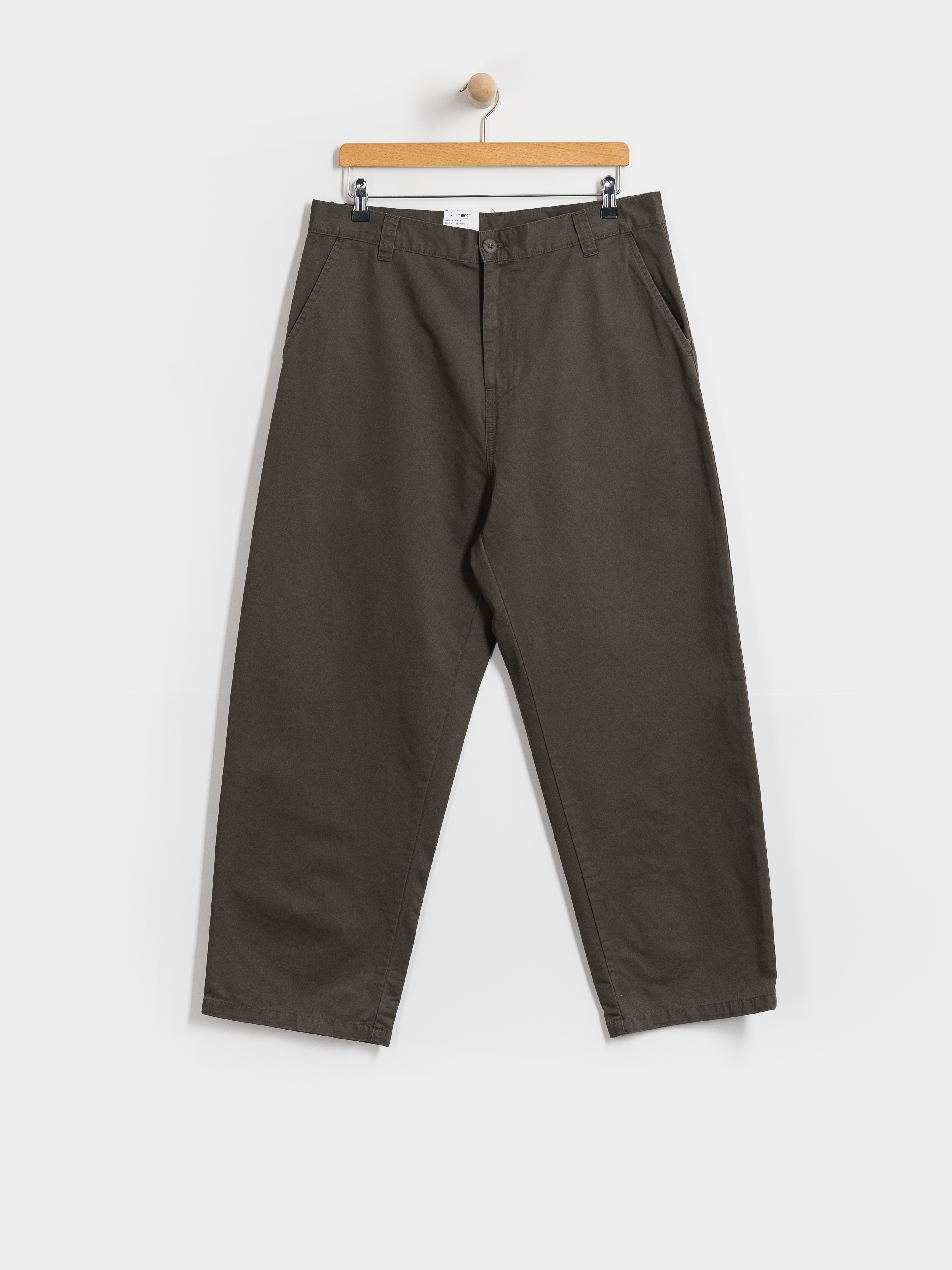 Штани Carhartt WIP Brady (shungite/stone washed)