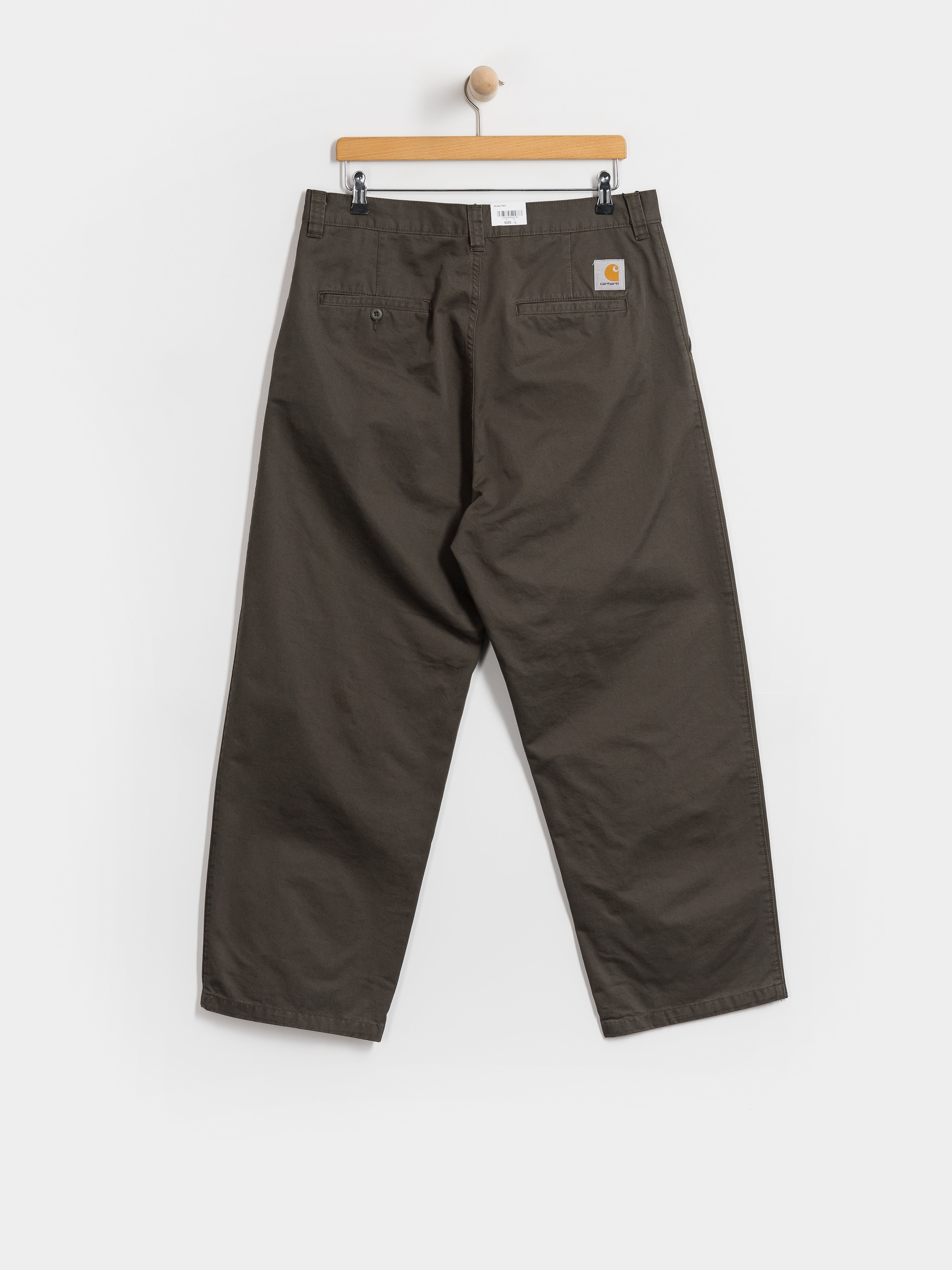 Штани Carhartt WIP Brady (shungite/stone washed)