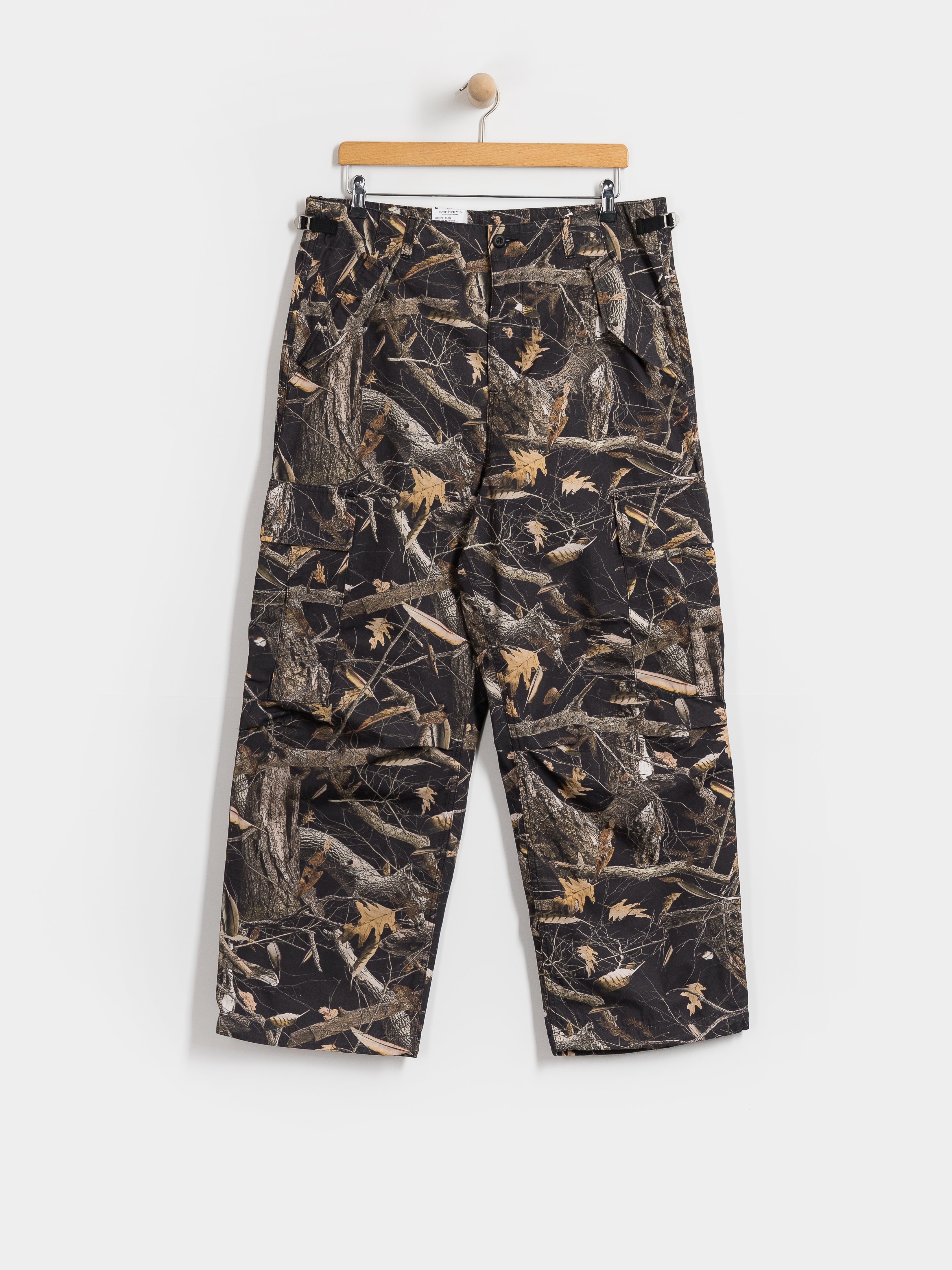 Штани Carhartt WIP Osborn Cargo (camo feather tree black/rinsed)