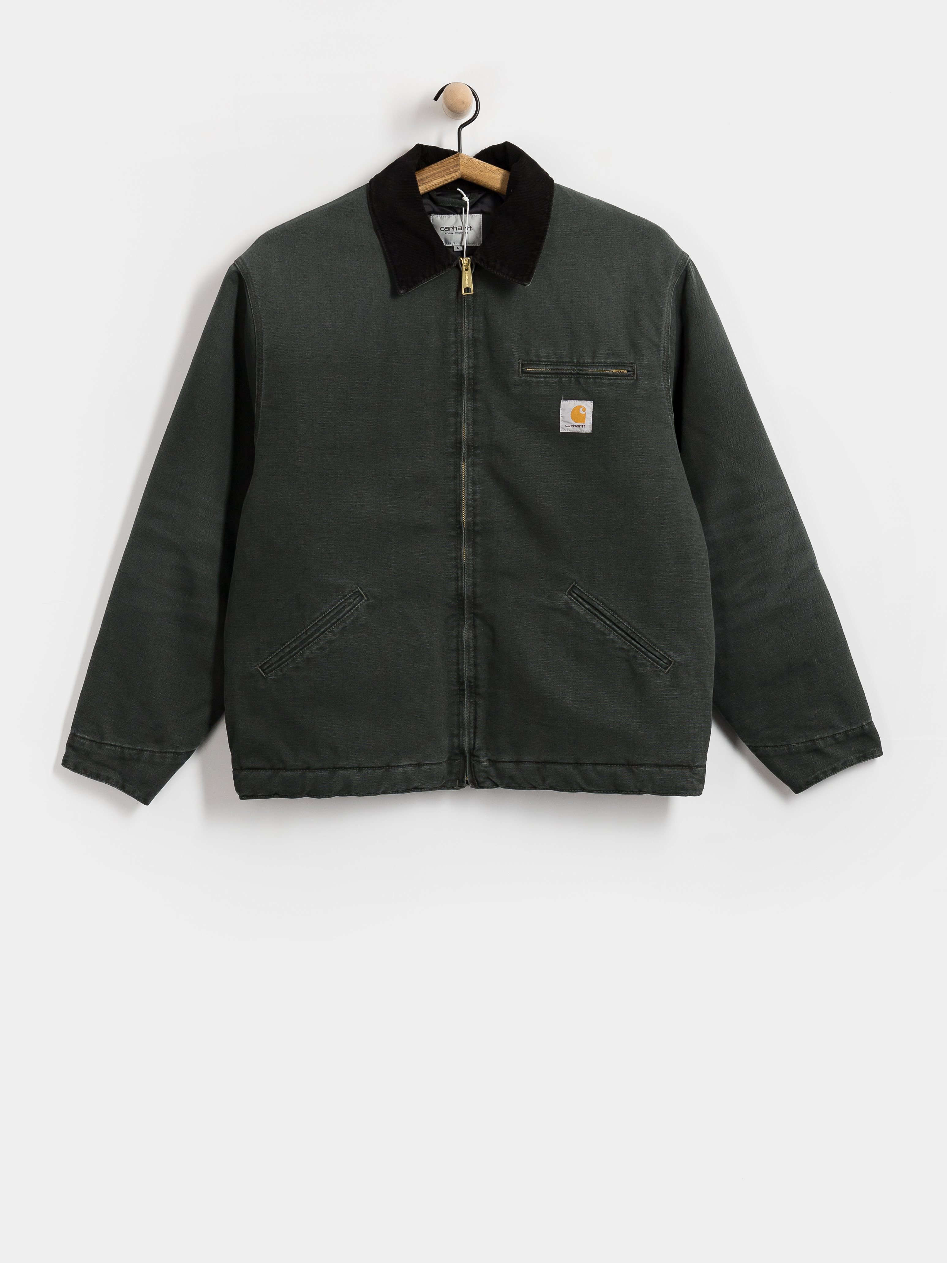 u041au0443u0440u0442u043au0430 Carhartt WIP OG Detroit (raven/black/stone canvas)