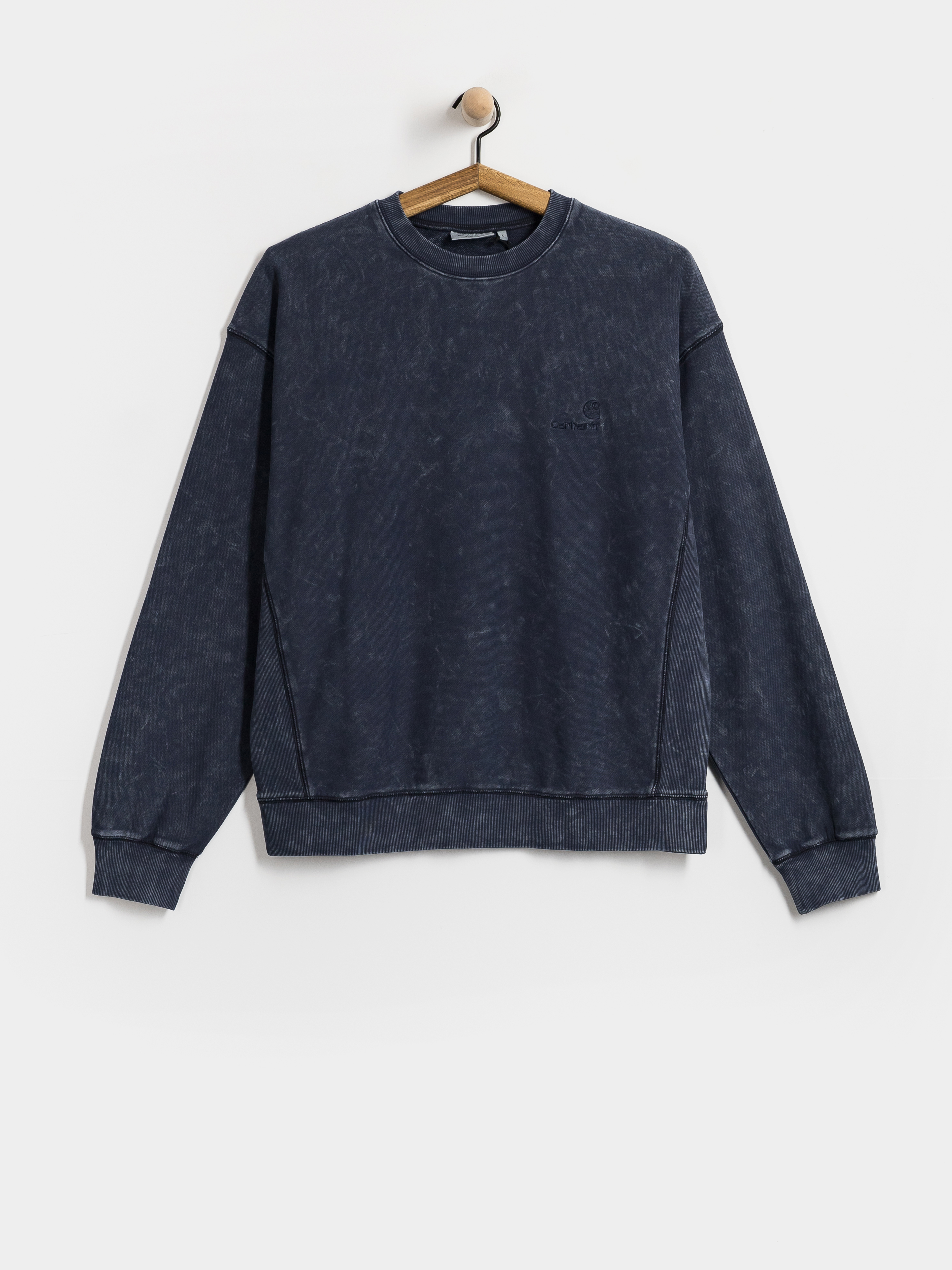 Світшот Carhartt WIP Lambert (dark navy/moon wash)